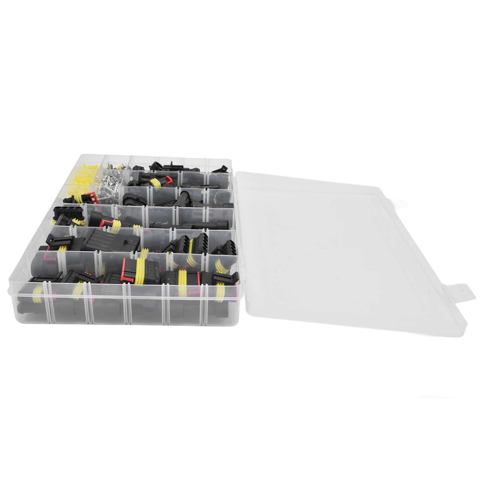 622-teiliges Wasserdichtes Kfz-steckverbinderset, 1-6-polige Stecker/buchsen, Kfz-elektrik-anschlussset