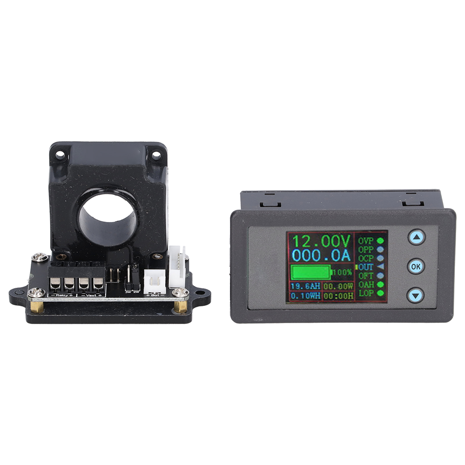 Spannungs- Und Stromprüfer 9610s, Leistungskapazitätsdetektor, Digitales Voltmeter Mit Led-anzeige, Eingebautes Steuerrelais, Batteriemessgerät.