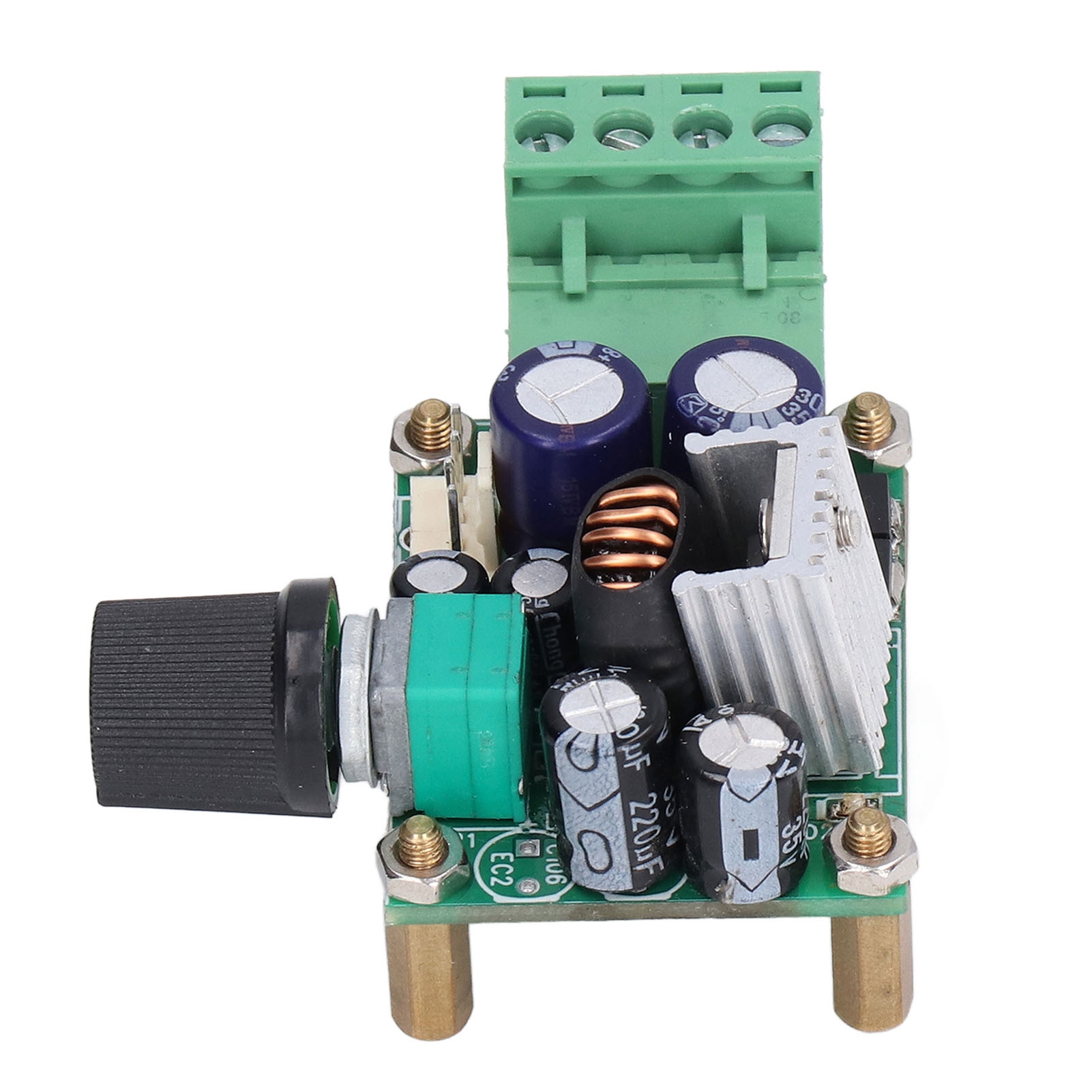Fcdt00p000 Einstellbares Dc-dc 5a Universal-lüfterdrehzahlreglermodul, Pwm-regler Mit Variabler Spannung, 12v-24v-wandler, Geräuscharme Kühlung, Kompaktes Gehäuse.