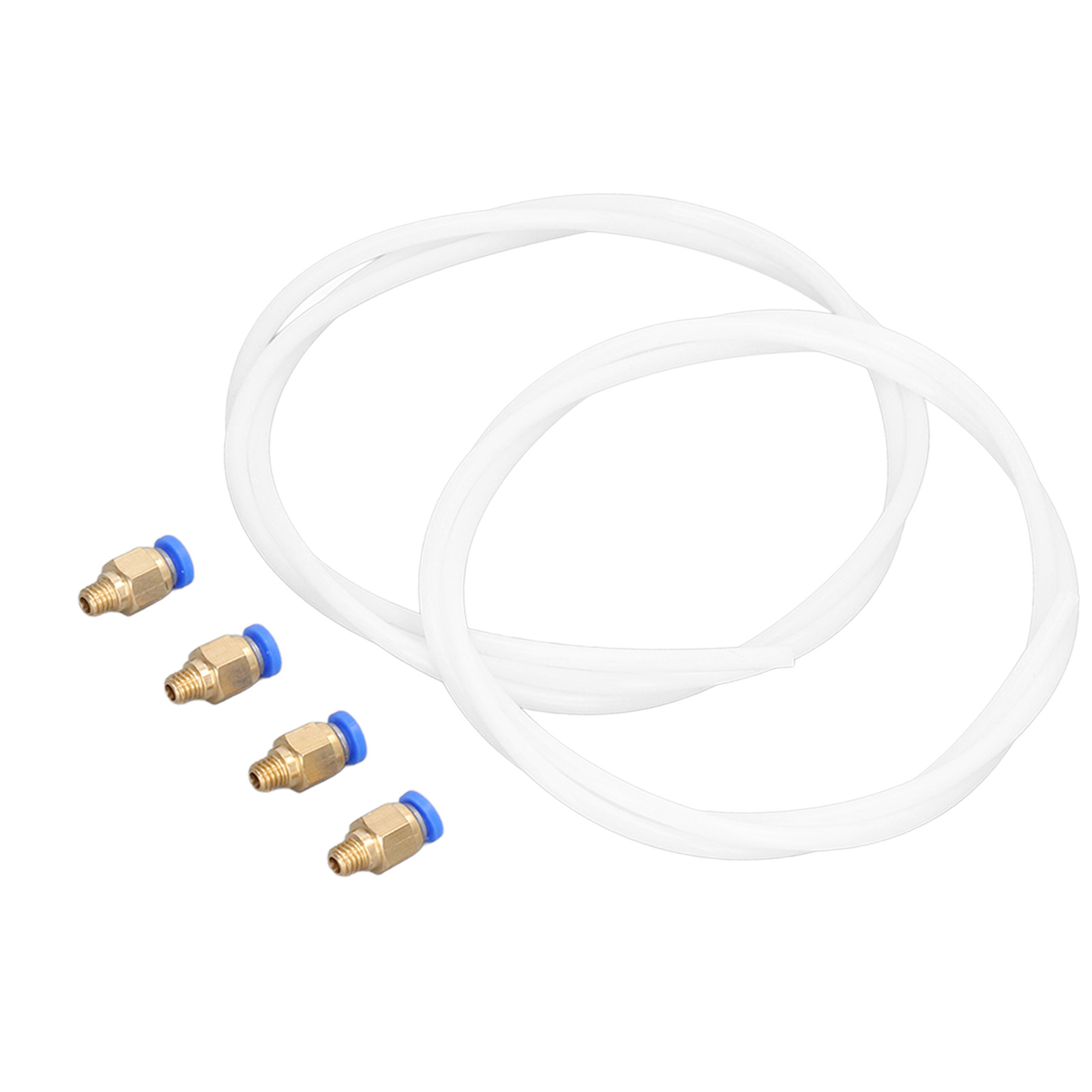 Pneumatisches Ptfe-schlauchset Mit Geradem Messing-pc4-m6-anschluss Für 3d-drucker, Teflon-schlauch, Pneumatischer Verbinder, Zubehörset.