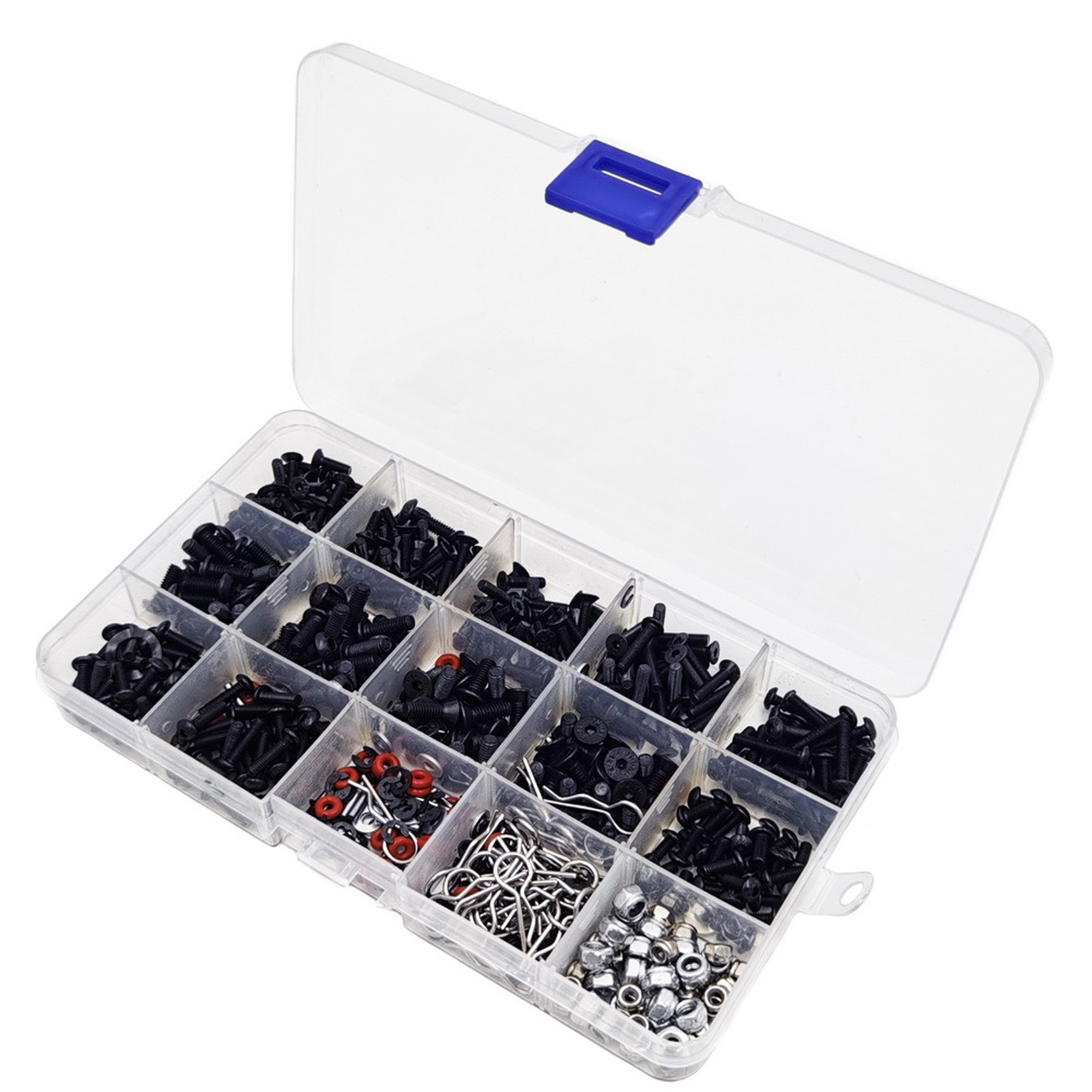 Mehrteiliges Schrauben- Und Mutternset Aus Metall In Verschiedenen Größen Für Rc-cars, Offroad-truck-reparaturen, Robustes Befestigungsset