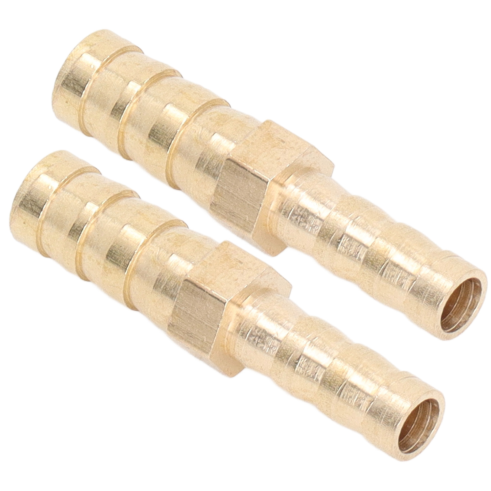 Messing-schlauchanschluss, Sechskant-reduzierstück 8 Mm (5/16 Zoll) Auf 6 Mm (1/4 Zoll), Gewindeschlauchverbinder, 2er-packung, Für Schlauchverbindungen.