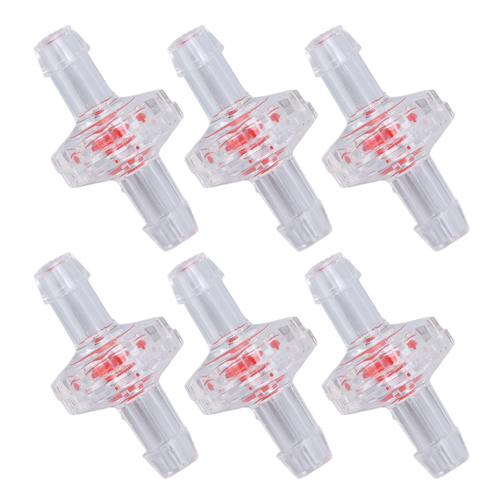 10-teiliges Rückschlagventil, 7 Mm Transparenter Pp-kunststoff, Schlauchanschluss Mit Widerhaken, Wasserstopp, Membran Für Lufteinlass Und -zuleitung.