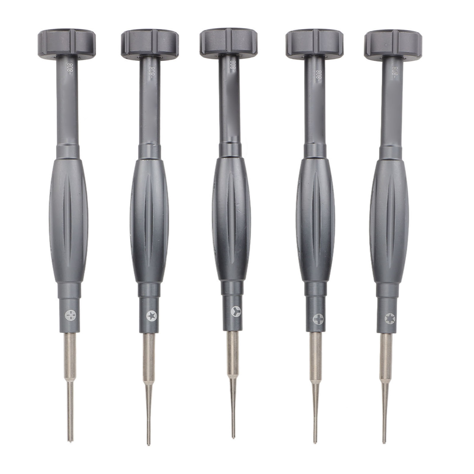 5-teiliges Schraubendreher-set Aus Legiertem Stahl Mit Phillips-, Torx-, Sechskant- Und Tri-wing-bits Präzisionswerkzeug Für Reparaturen