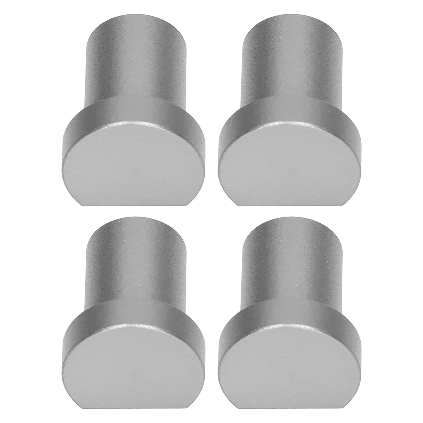 4 Multifunktionale Werkbank-anschlagblöcke, Silberfarbene Metall-tiefenbegrenzer, 20 Mm, Sicherheitsanschläge Für Die Holzbearbeitung