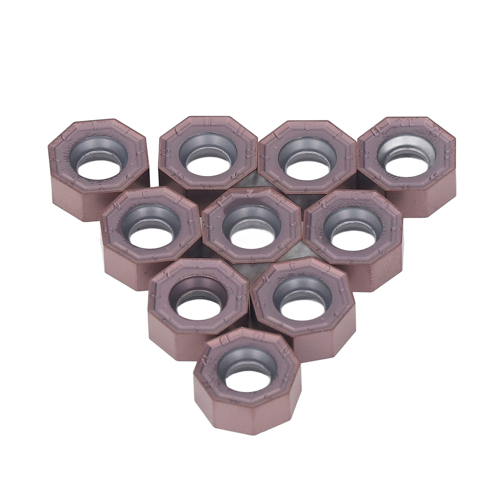 10 Bronzebeschichtete Hartmetall-cnc-wendeschneidplatten, Industrielle Dreh- Und Fräswerkzeuge, Drehmeißel, 10 Stück