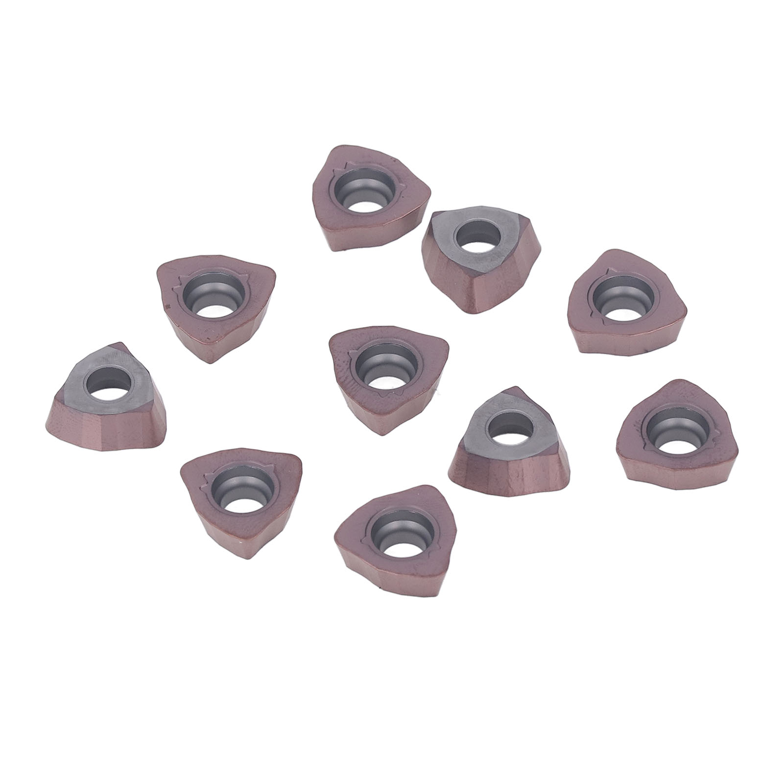10 Cnc-dreheinsätze, Beschichtetes Hartmetall, Ersatzdrehwerkzeuge Für Drehmaschinen, 10er-set