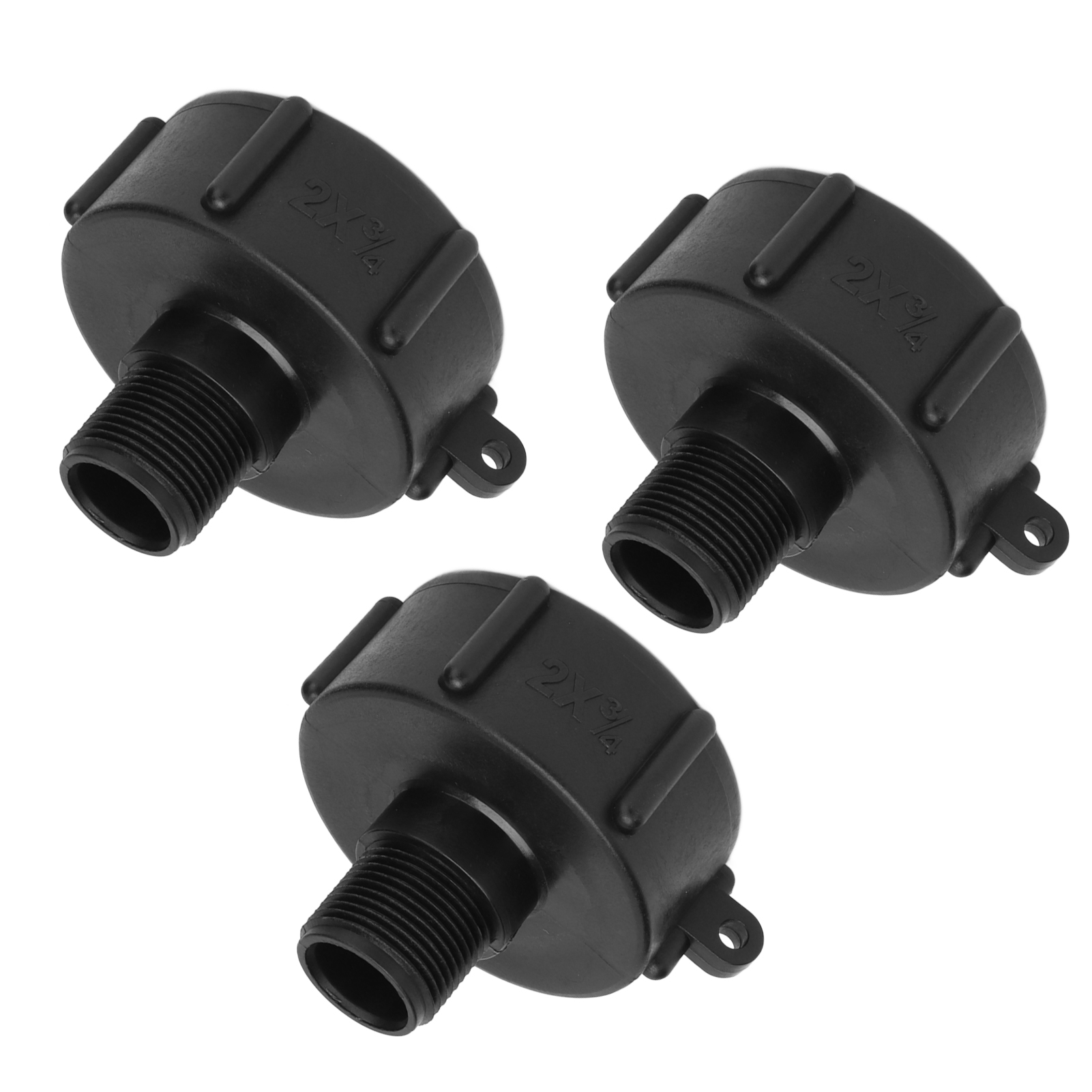 3-teiliger Ibc-ablaufadapter, G3/4-gewindeanschluss Aus Abs, S60x6-ersatzventilanschluss, Hochleistungs-ablaufhahn.