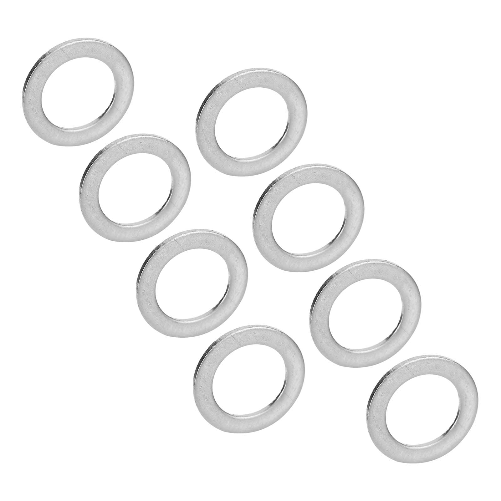 Flache Unterlegscheiben Aus Edelstahl, 6 Mm Innendurchmesser, 9 Mm Außendurchmesser, 60 Stück Pro Packung, Wartungszubehörset