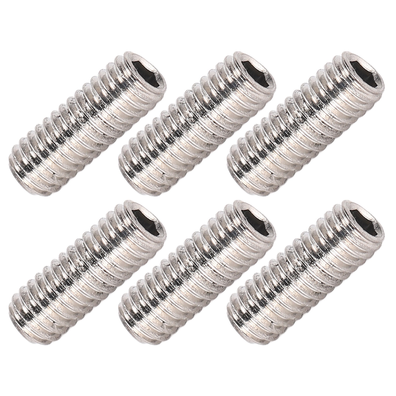 50-teiliges Set Aus Kopflosen Edelstahlschrauben A2-70, Sortiertes Set Aus M3x8-gewindebolzen, Befestigungsmaterial, Druckschraubensatz