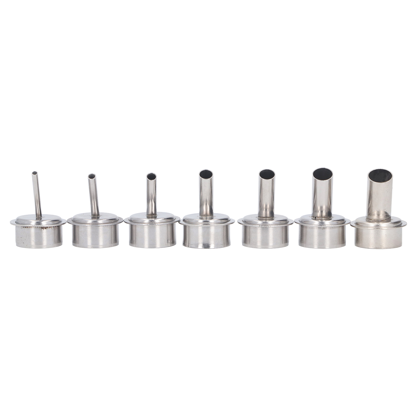 Set Mit 7 Düsen Für Heißluftpistolen, Durchmesser 3/4/5/7/8/10/12 Mm, Edelstahlspitzen Zum Entlöten Und Schweißen