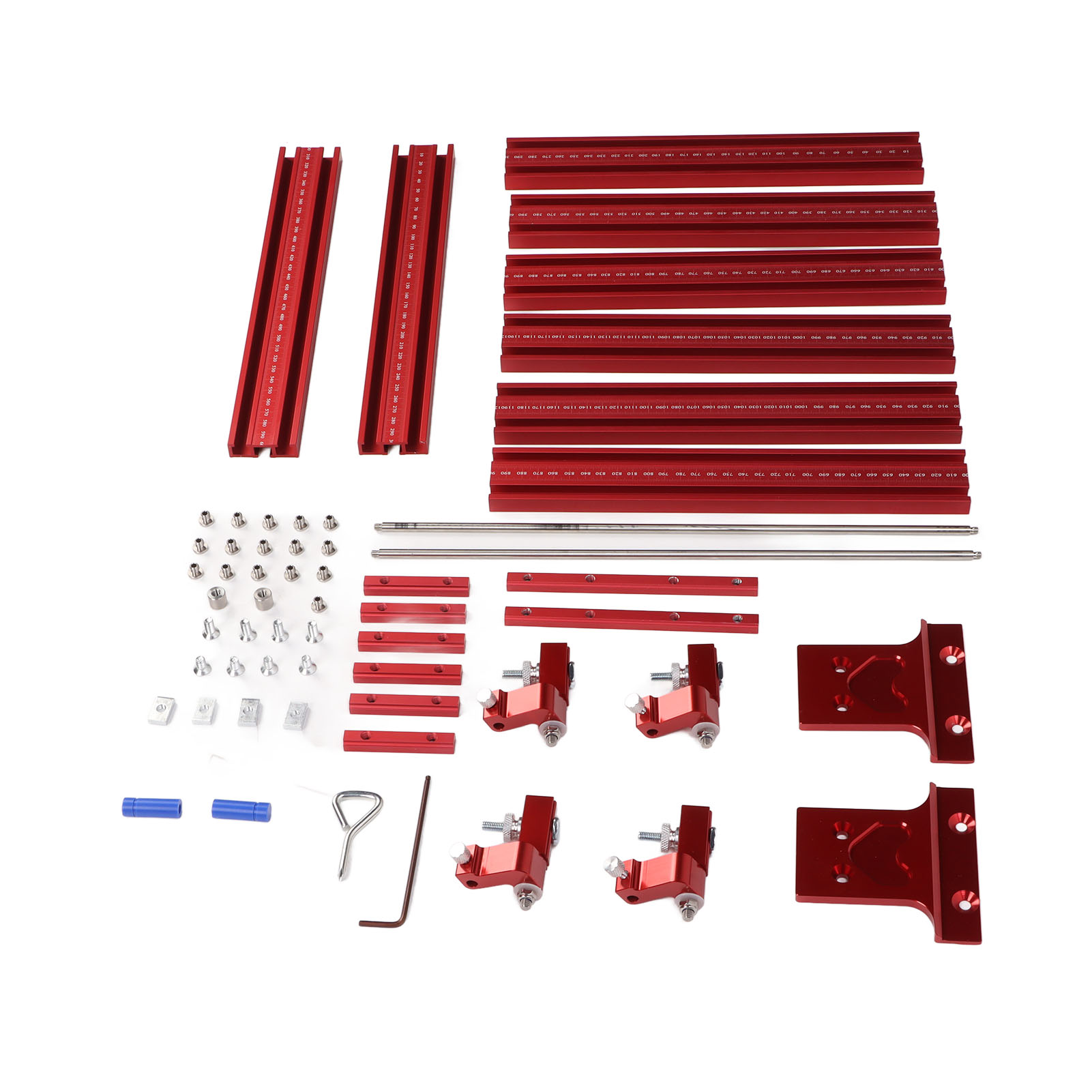 Sägeführung Aus Aluminium, Universelle Führungsschiene Für Die Holzbearbeitung, Präzisionswerkzeugsatz, Verstellbare Parallelführung, Komplettes Holzbearbeitungsset.