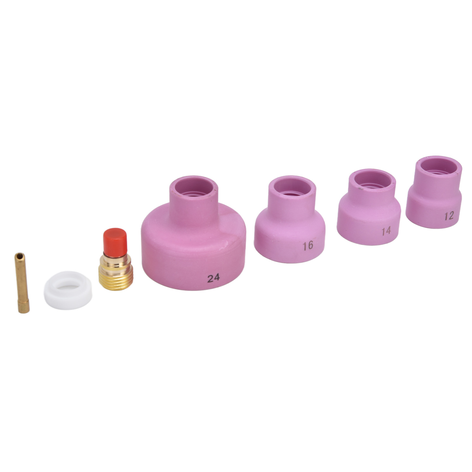 7-teiliges Set: Wig-gaslinse, Keramikdüse, Elektrodenhalter, Anschlussstück, Ptfe-frontabdeckung Für Wp 9 20 25