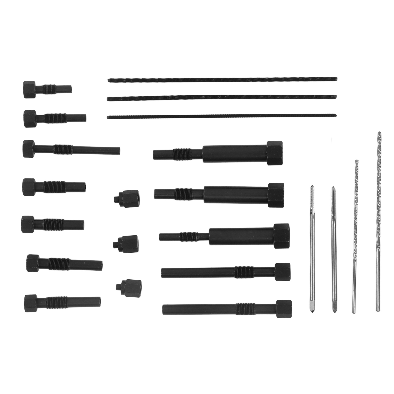 Set Mit 22 Glühkerzenausziehern Inklusive Aufbewahrungskoffer, Für M10 Und M8, Demontage- Und Ausbauwerkzeug.