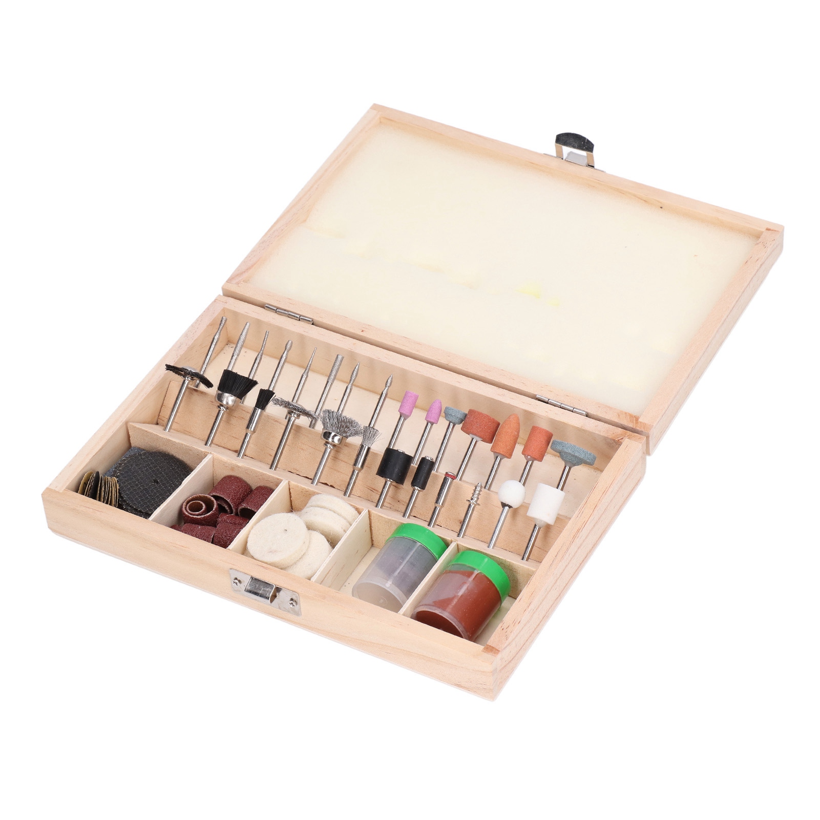 100-teiliges Set Mit Zubehör Für Rotationswerkzeuge, 1/8-zoll-schaft, Schleif-, Polier- Und Gravierset, Holz