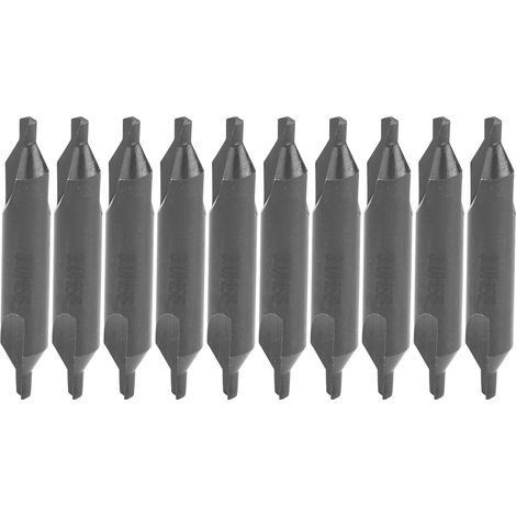 Packung Mit 10 Hss-zentrierbohrern Typ A Für Die Industrielle Bearbeitung, Ø 3 Mm