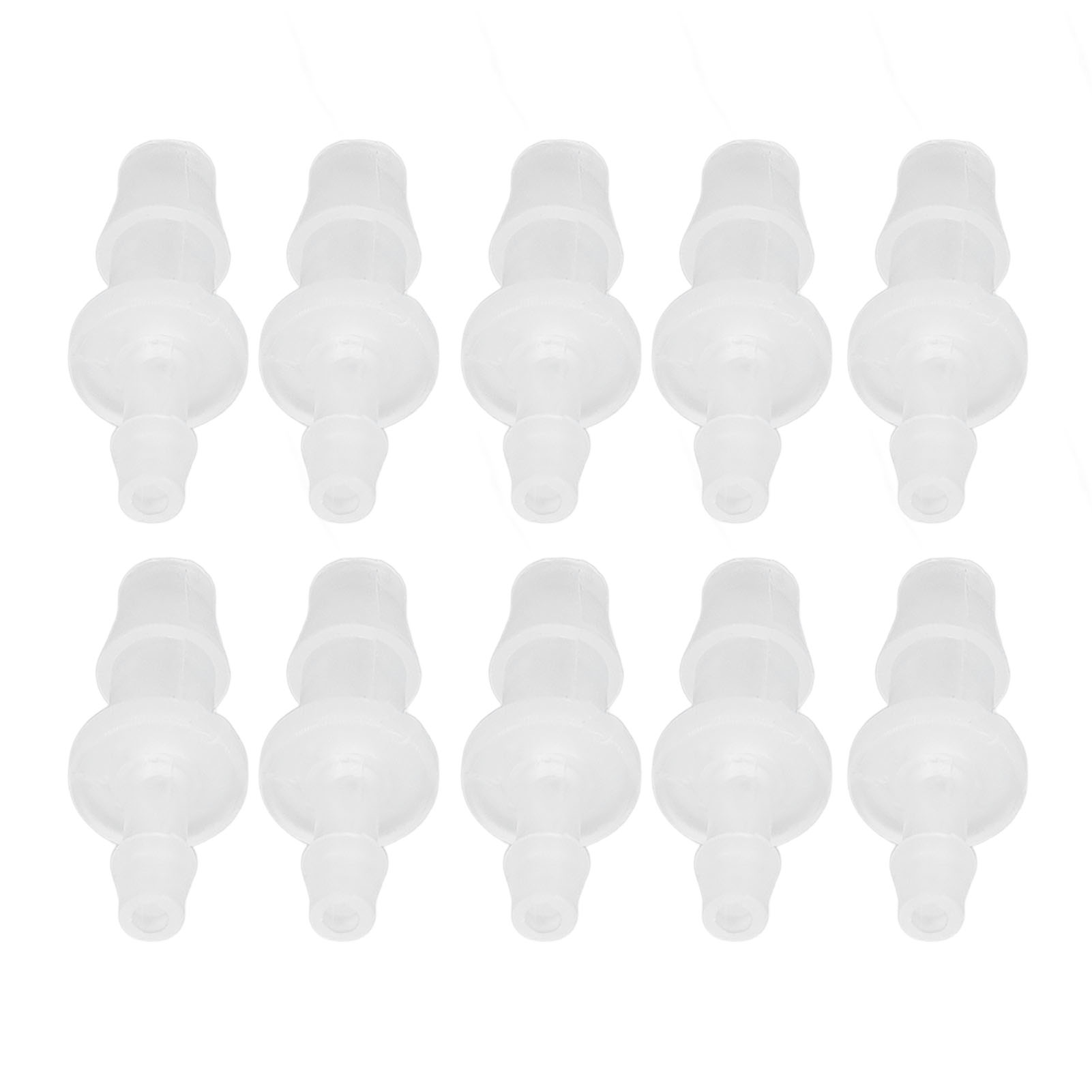 10 Stück Reduzierstücke Aus Pp Mit Widerhaken Für Aquarium-luftpumpen, Silikonschlauchanschluss 3,9–6,4 Mm