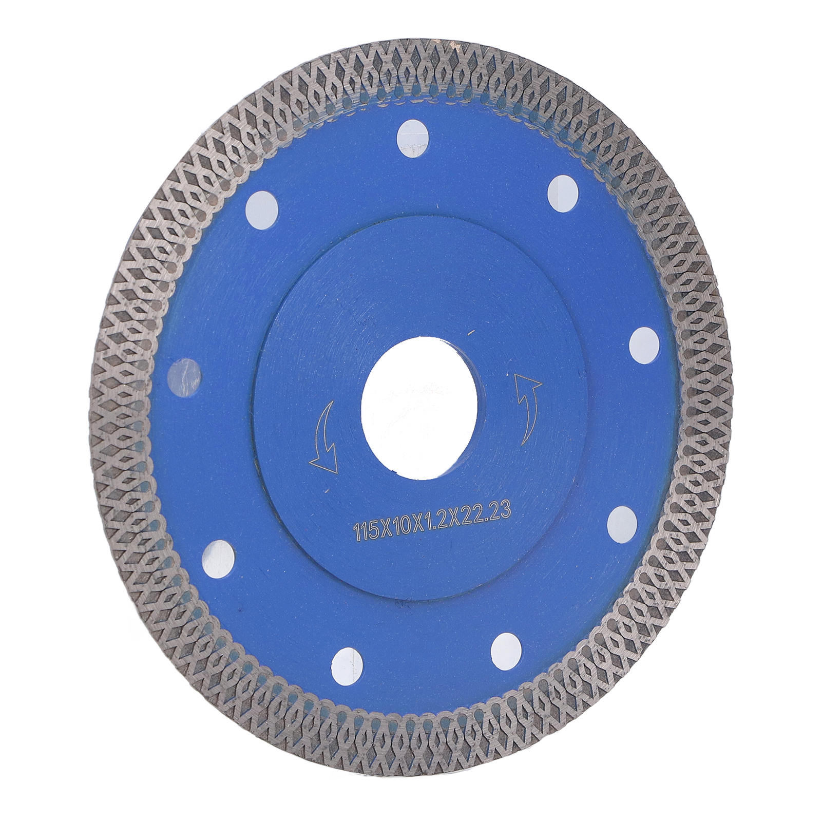 115 Mm Ultradünne Diamanttrennscheibe, Sägeblatt Für Porzellan-, Granit-, Marmor- Und Keramikfliesen, Mit Flansch Und Geriffelter Kante, 4,5-zoll-packung