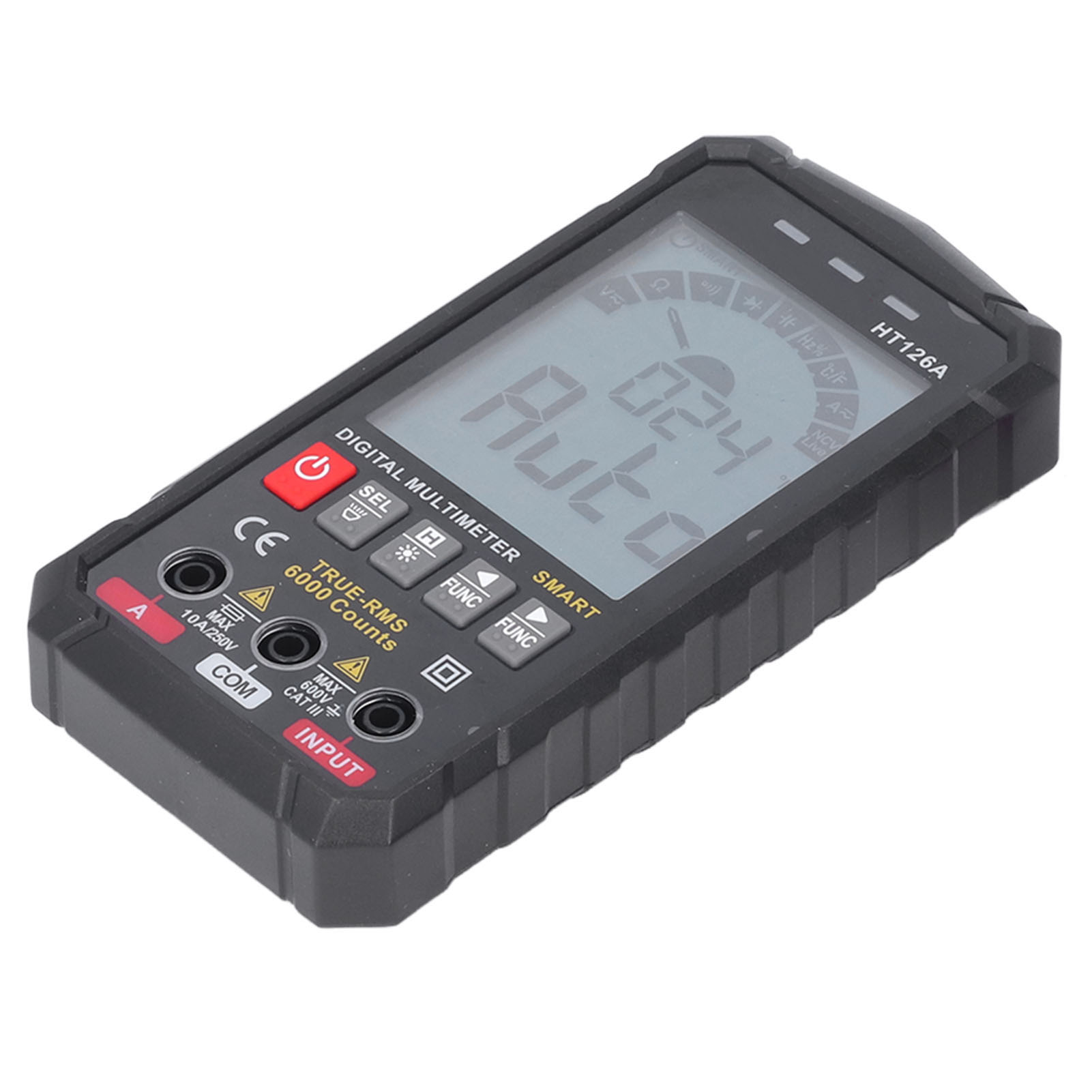 Ht126a Digitalmultimeter Mit 4000 Zählern, Präzise Messung Von Wechsel- Und Gleichspannung, Stromstärke, Widerstand, Frequenz Und Kapazität, Professionelles Elektrisches Prüfgerät