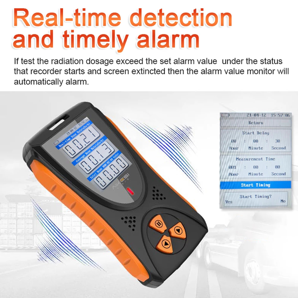 Hfs-10 Dosimeter X- Und Γ-strahlungsdetektor, Kernstrahlungsmonitor, Dosismessgerät, Tragbares Sicherheitsprüfgerät.