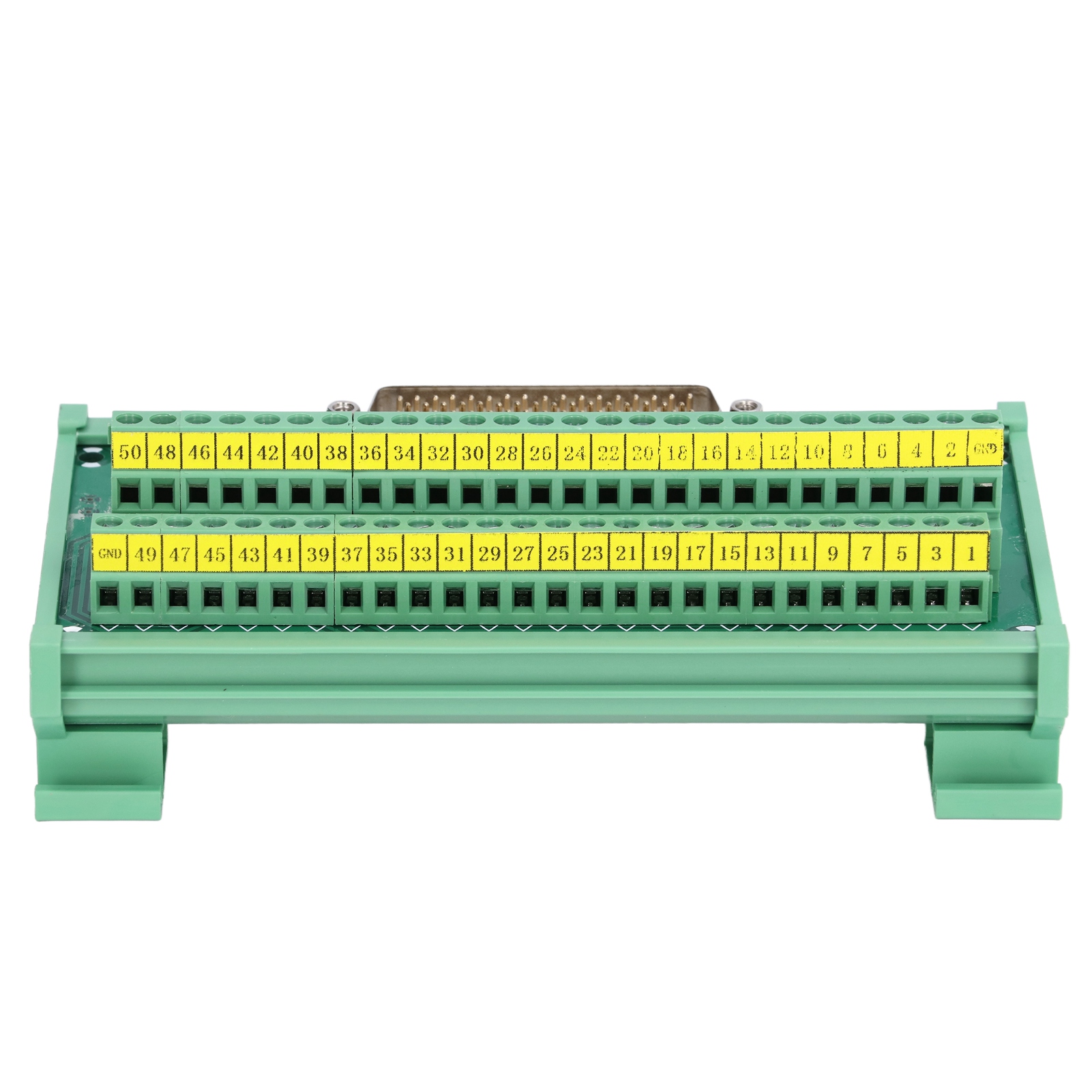 Pcb-verbindungsblock, Kupfer-buchsenklemmenblock, Platte Mit Bedruckten Etiketten, Oxidationsbeständig, 60v Dc, Verbindungsmodul.