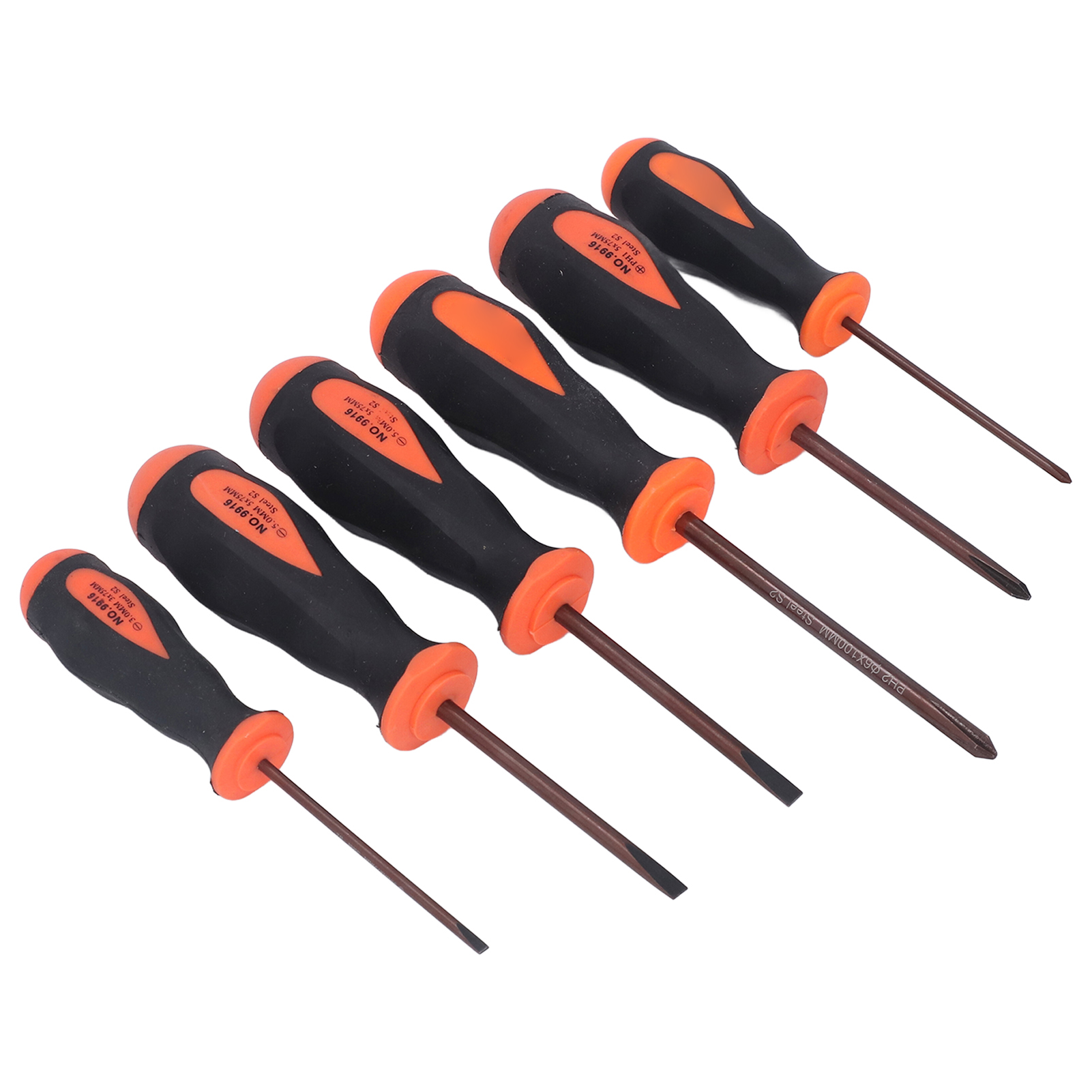 6-teiliges Magnetisches Schraubendreher-set (kreuzschlitz Und Schlitz), S2-legierungsstahl, Präzisionsbits Für Elektronikreparaturen, Mit Aufbewahrungstasche