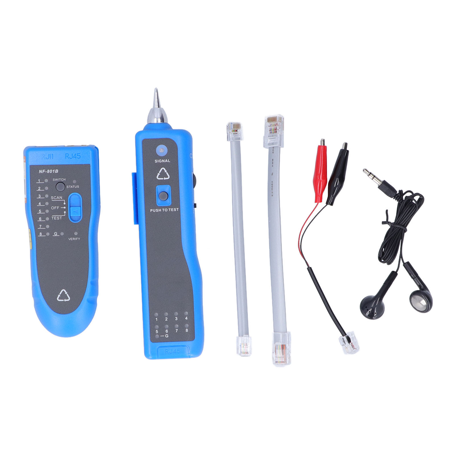 Nf-801b Netzwerkkabeltester, Mehrfrequenz-impulsdetektor, Ethernet-kabelsuchgerät Für Kommunikationsverbindungen, Rj45-diagnosegerät.