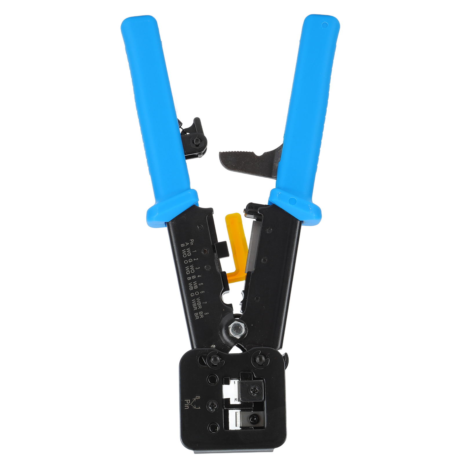 Netzwerkzange Mit Ratschenmechanismus, Ethernet-kabelabisolierer, Crimpzange Mit Kristallkopf 2kt-3764a
