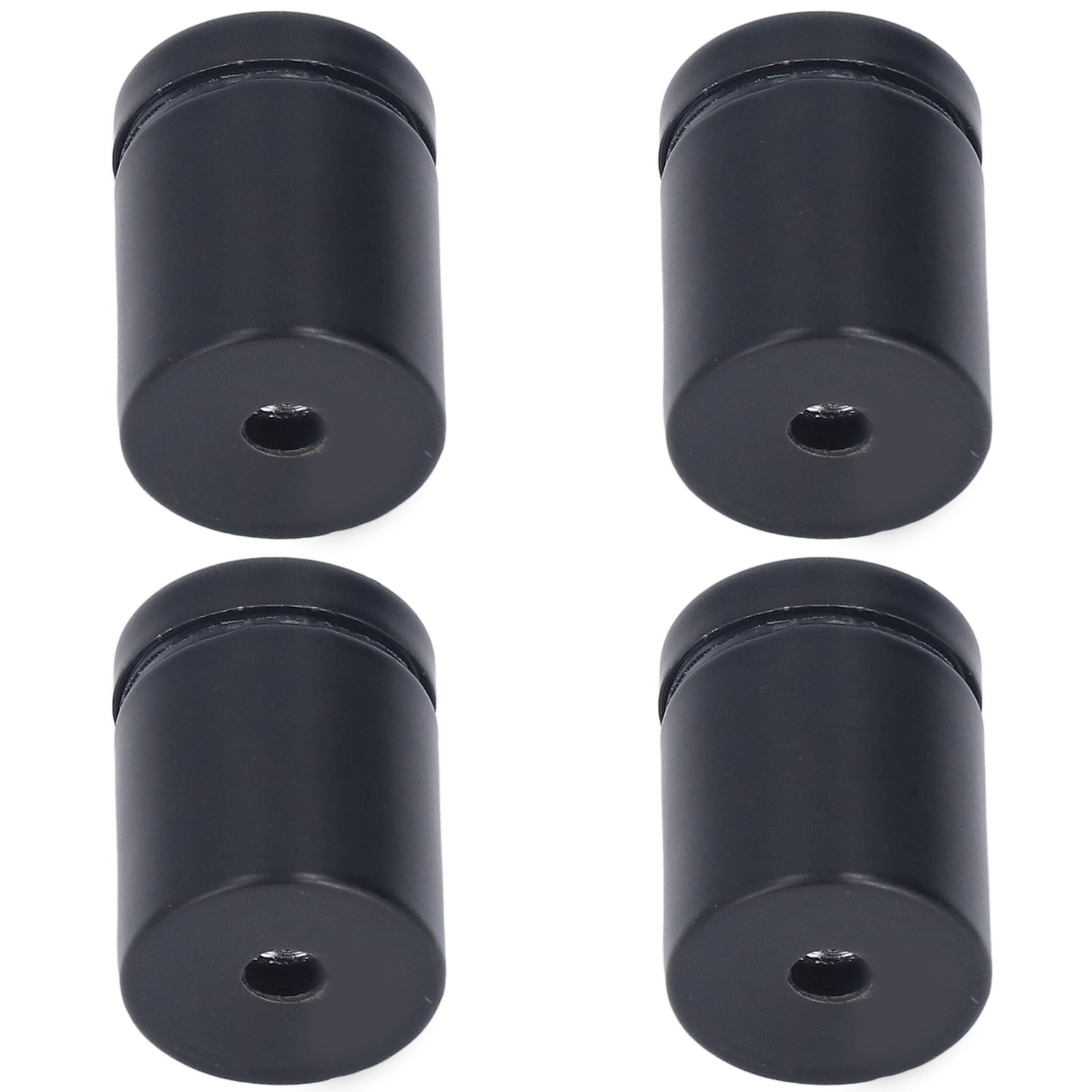 12 Edelstahl-nylon-schraubhalterungen, Werbeabstandshalter, Montage-set Für Spiegel Und Glas, Silber