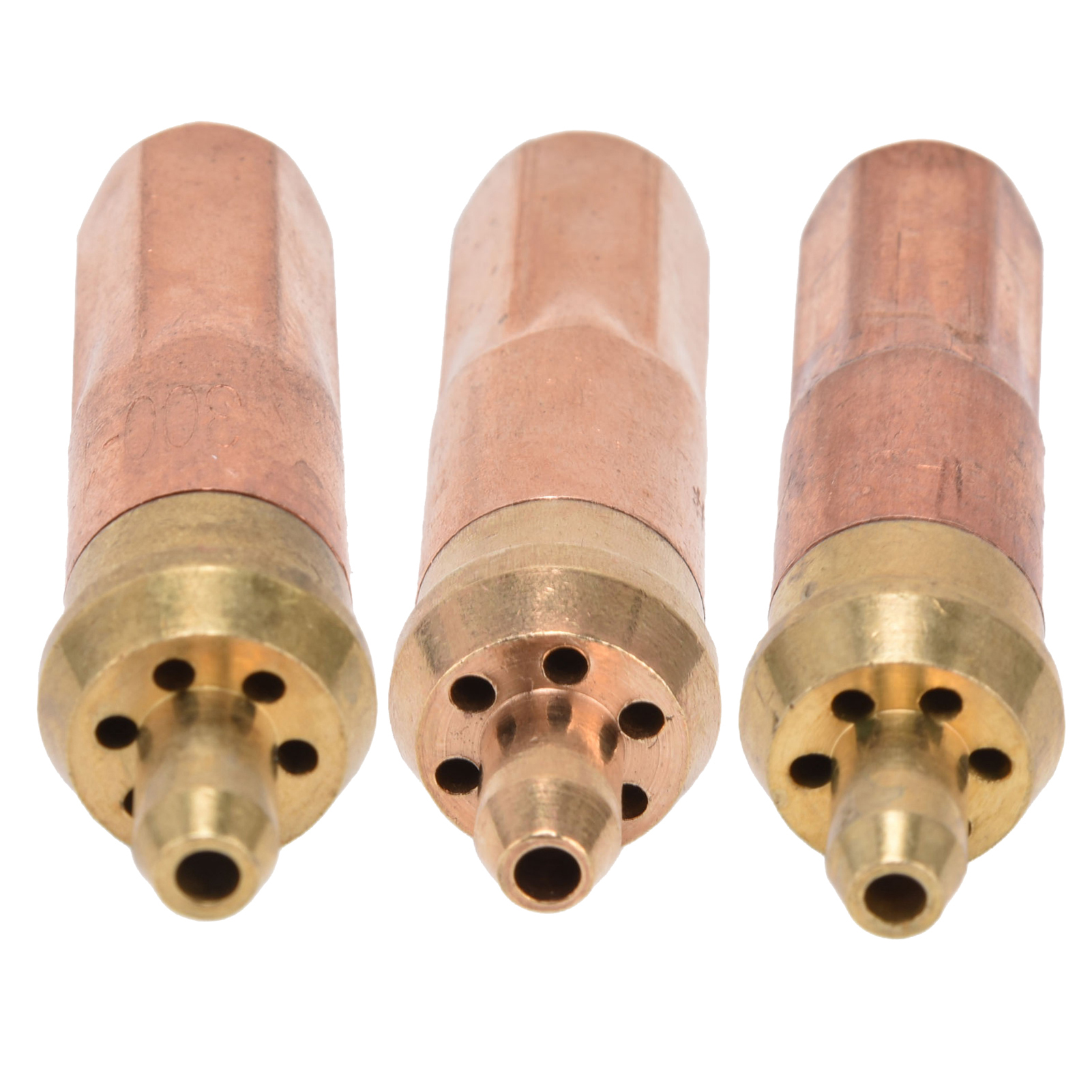 Set Mit 2 G03-300 Schneiddüsen Für Autogenschweißbrenner, Düsen Nr. 1, Nr. 2, Nr. 3, Schweißzusatzwerkstoffe, Professioneller Brenner
