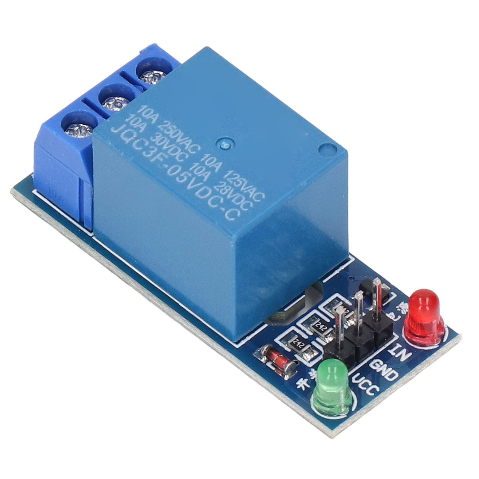 5-kanal-relaismodul Mit Optokoppler, High/low-pegelansteuerung, Leiterplatte Für Arduino