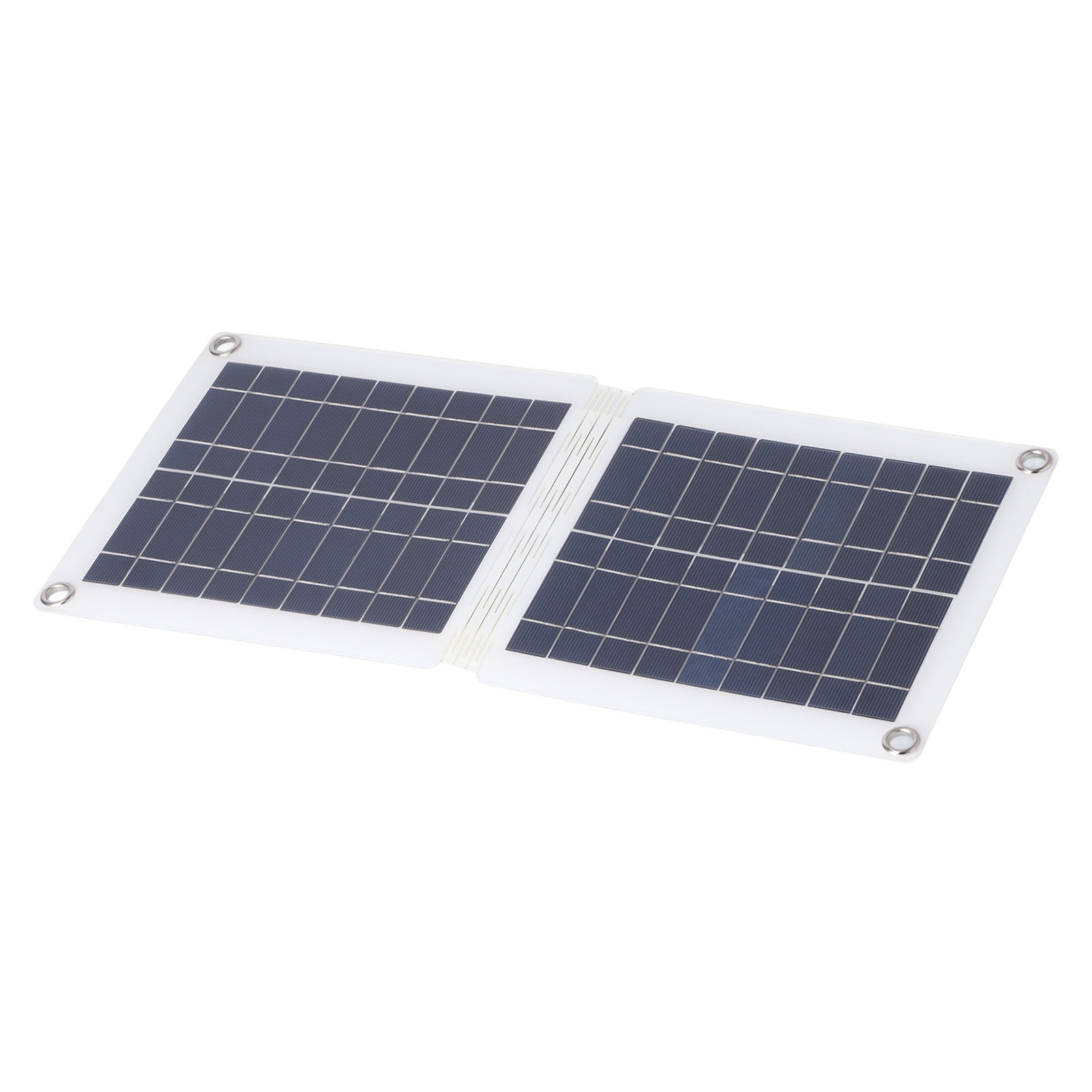 18v 10w Polykristallines Solarpanel-autobatterieladegerät Mit Zwei Usb-anschlüssen, Faltbar Für Handy, Mp3-player Und Mp4-player