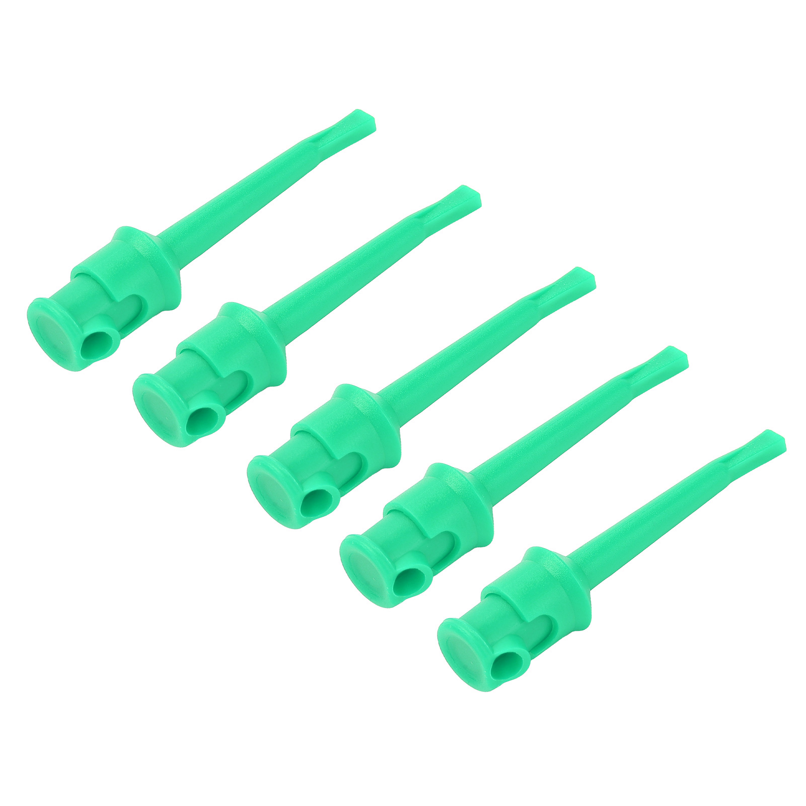 10er-pack Krokodilklemmen J.30007 Für Multimeter, Elektronische Spannungsprüfung, Standardstromkreise, Grün, Lötzubehör
