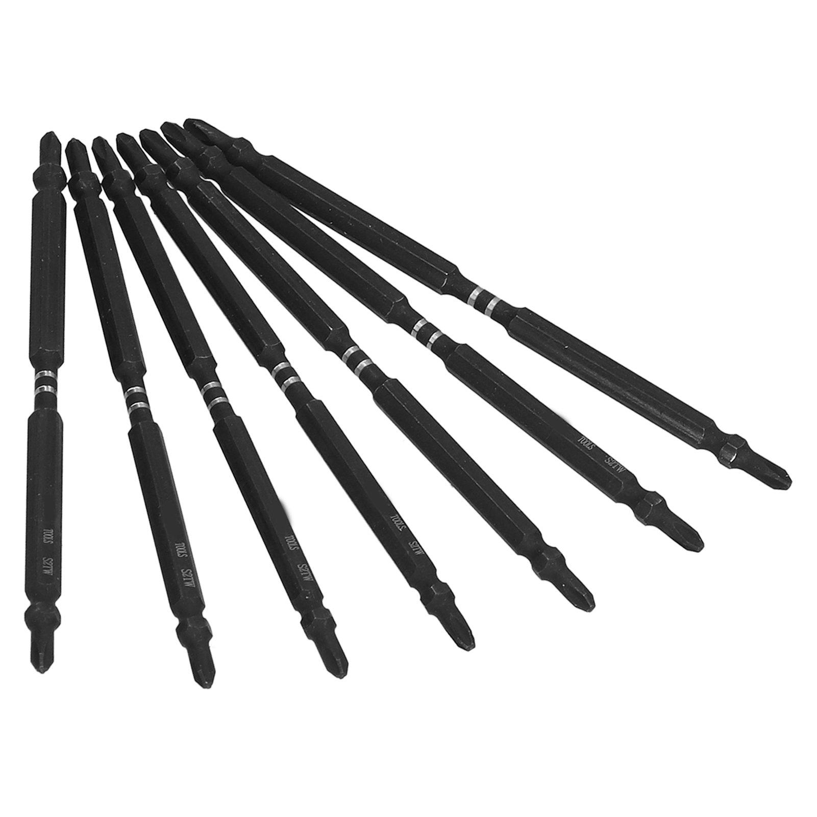 Set Mit 10 Doppelseitigen Magnetischen Phillips-schraubendreherbits, 1/4-zoll-sechskantschaft, Ph2, Handwerkzeug.