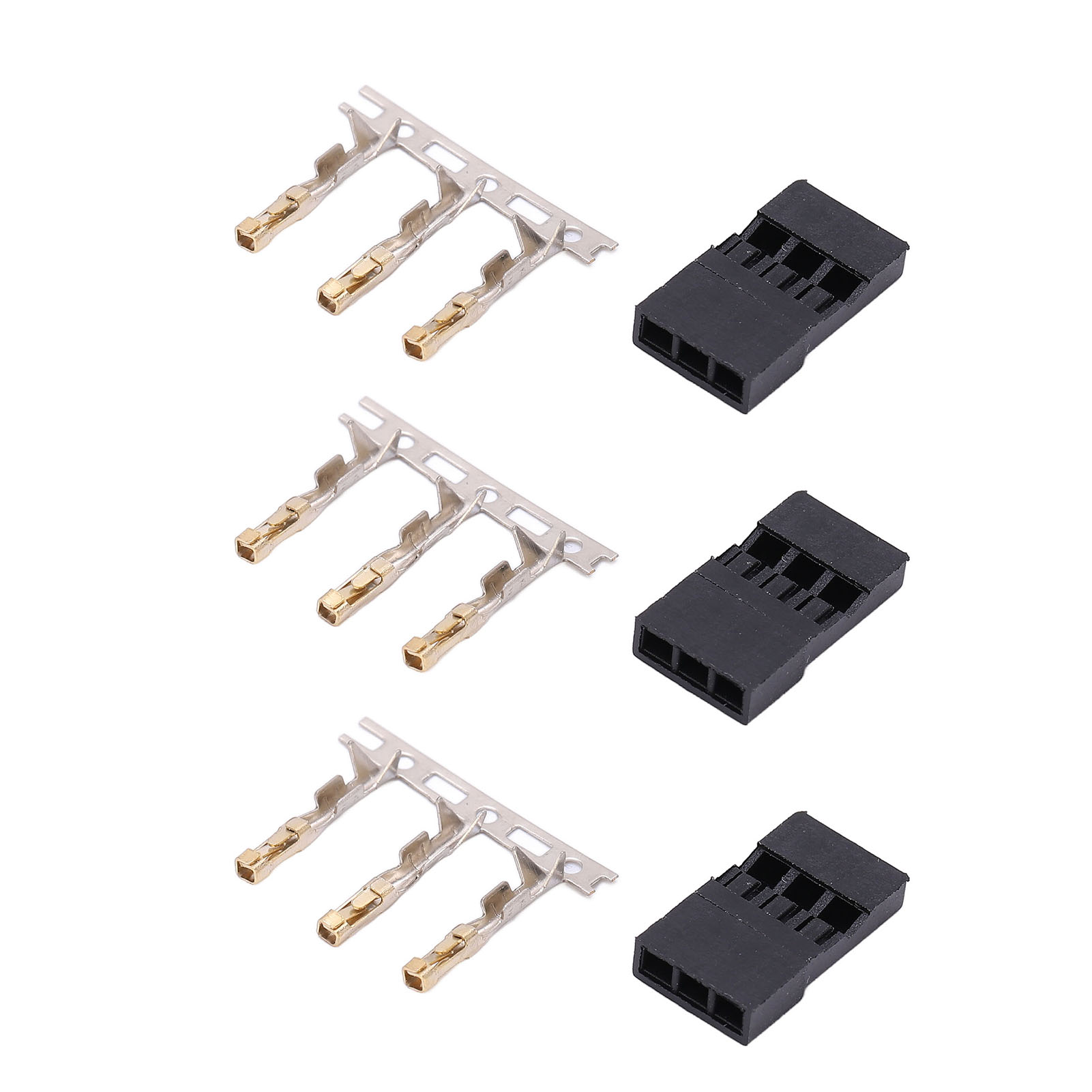 Jr 11.010 Stecker, 100 Stück, Diy-set Mit Vergoldeten Stiften, Vergoldeter Jr-stecker Für Elektronische Geräte