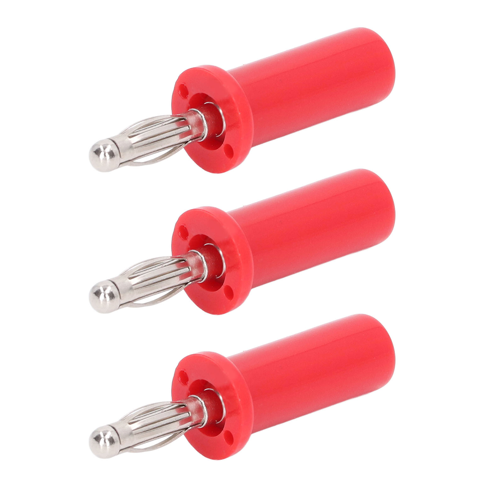 4 Mm Rote Bananenstecker X10, Abs-messing-lötstecker Für Lautsprecher, Elektronische Instrumente, Packung Mit 10 Vergoldeten Steckern.