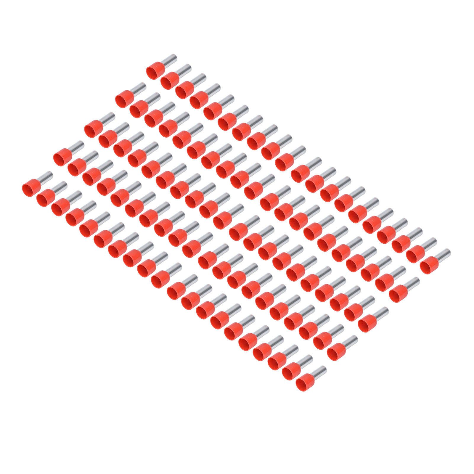 Packung Mit 100 Isolierten Runden 8awg-rohrverbindern Aus Kupfer, Crimp-anschlüssen, E10-12-kabelschutzschläuchen
