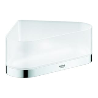Grohe Eck-Glasablage Selection chrom, mit Halterung