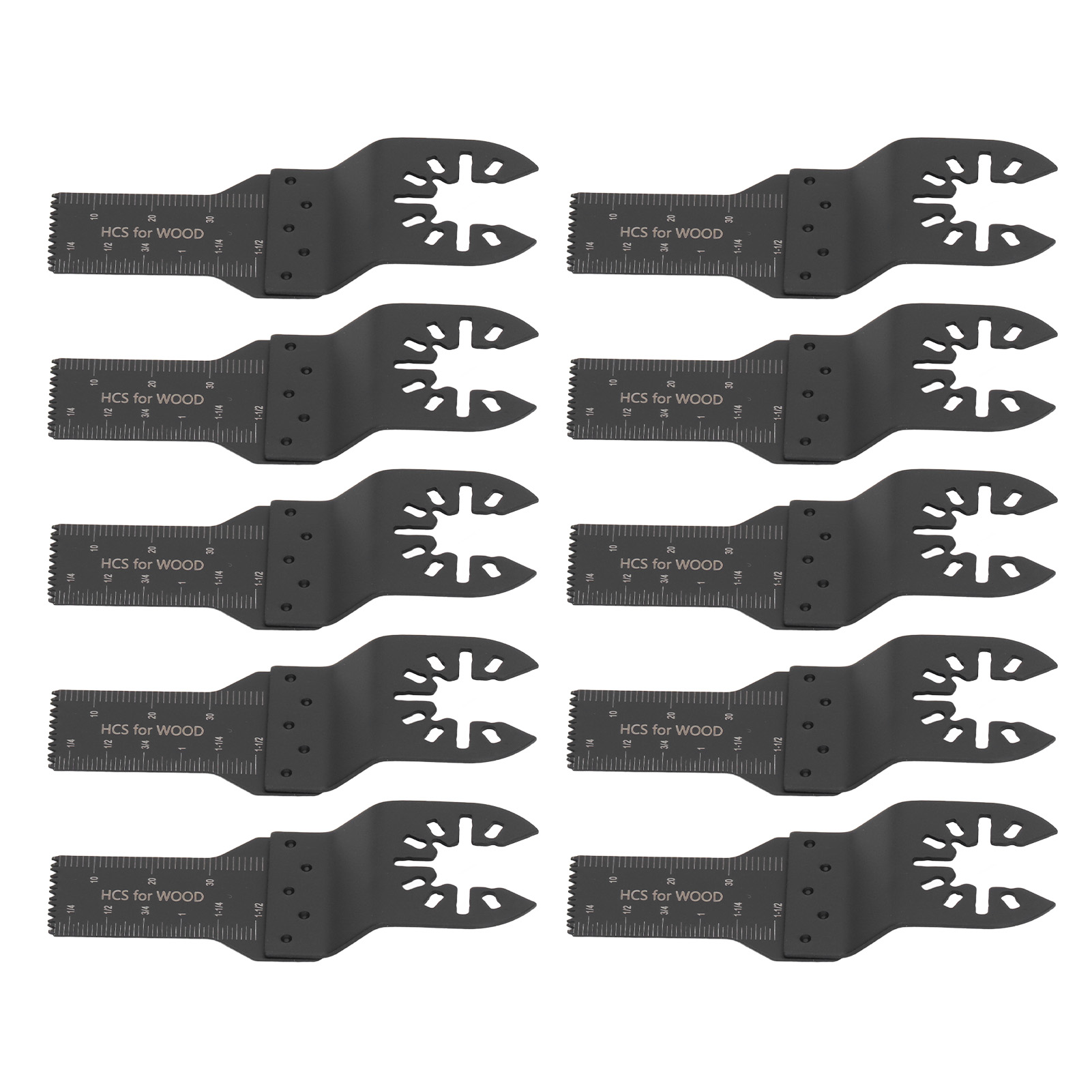 Set Mit 10 20-mm-schnellwechsel-oszillationssägeblättern, Multifunktionswerkzeug-set Für Holz Und Kunststoff
