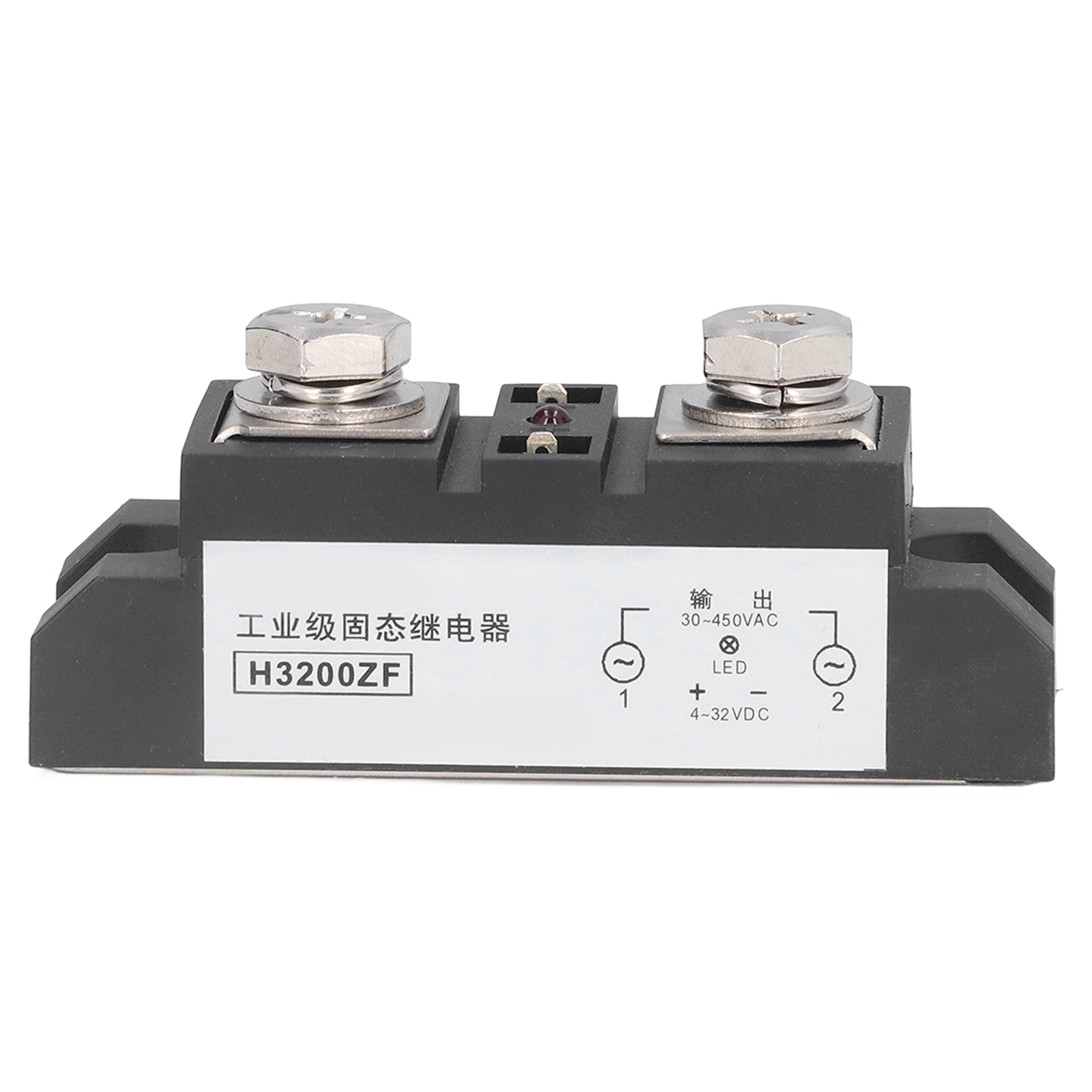 Industrielles Halbleiterrelais 200a, Eingang 4-32vdc, Ausgang 30-450vac, Isolationsspannung 2500v, Robustes Ssr Für Den Professionellen Einsatz.