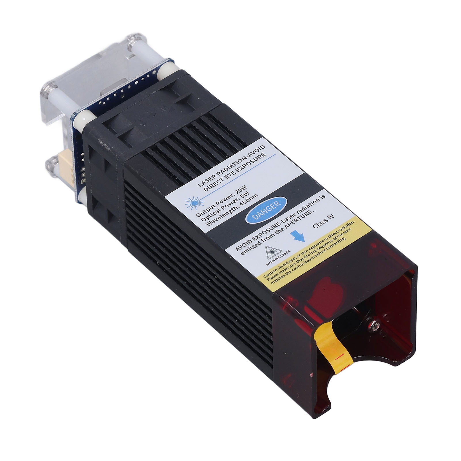 450-nm-lasergravurmodul-set (5 W/20 W) Mit Augenschutz, Komprimiertem Punkt, 12-v-schneidemaschine Und Erhöhter Sicherheit