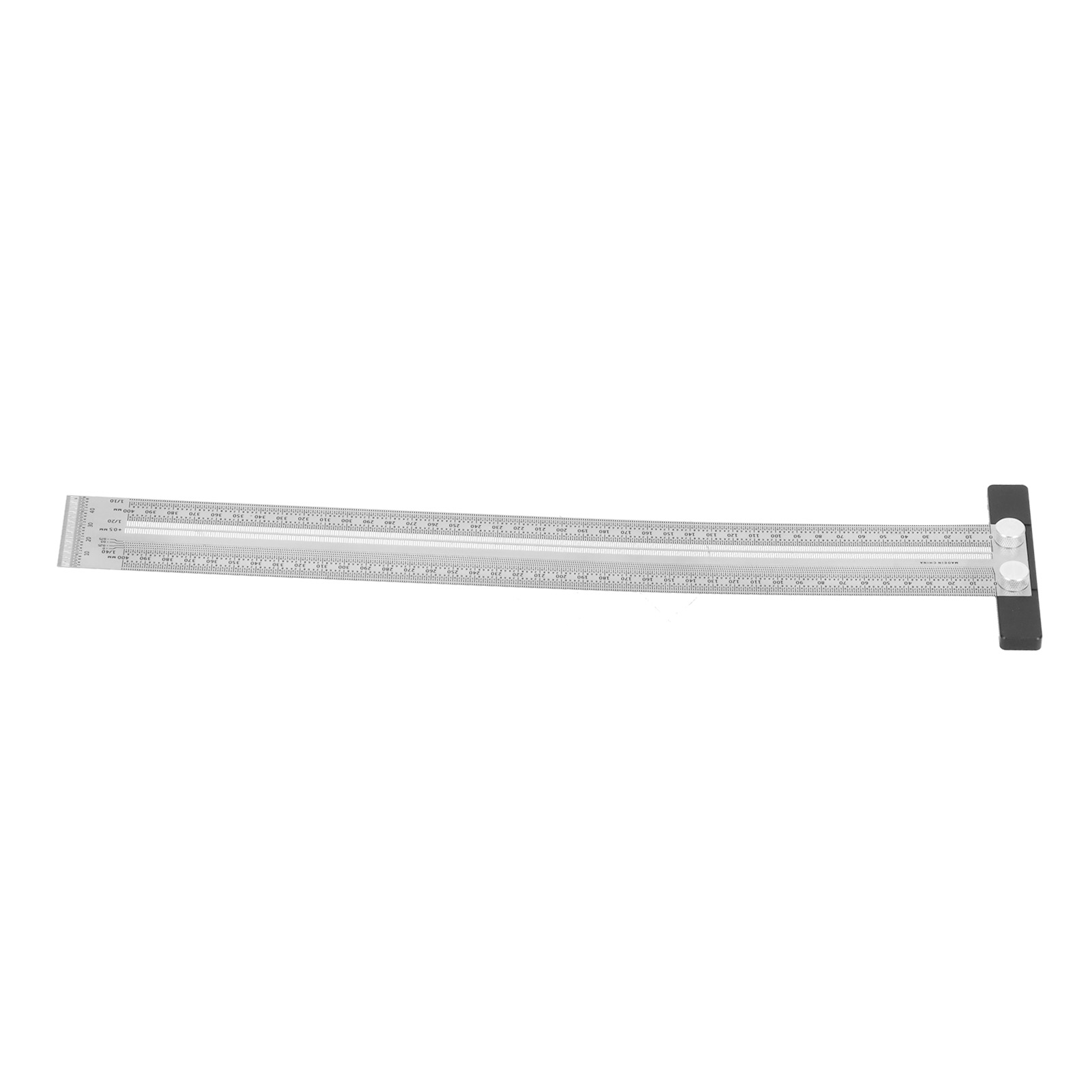 400 Mm T-nut-lineal Für Die Holzbearbeitung, Präzisionsmesswerkzeug, Positionierungsmarkierung, Holzanreißlineal, Design- Und Dekorationswerkzeug, Professionelles Heimwerkergerät.