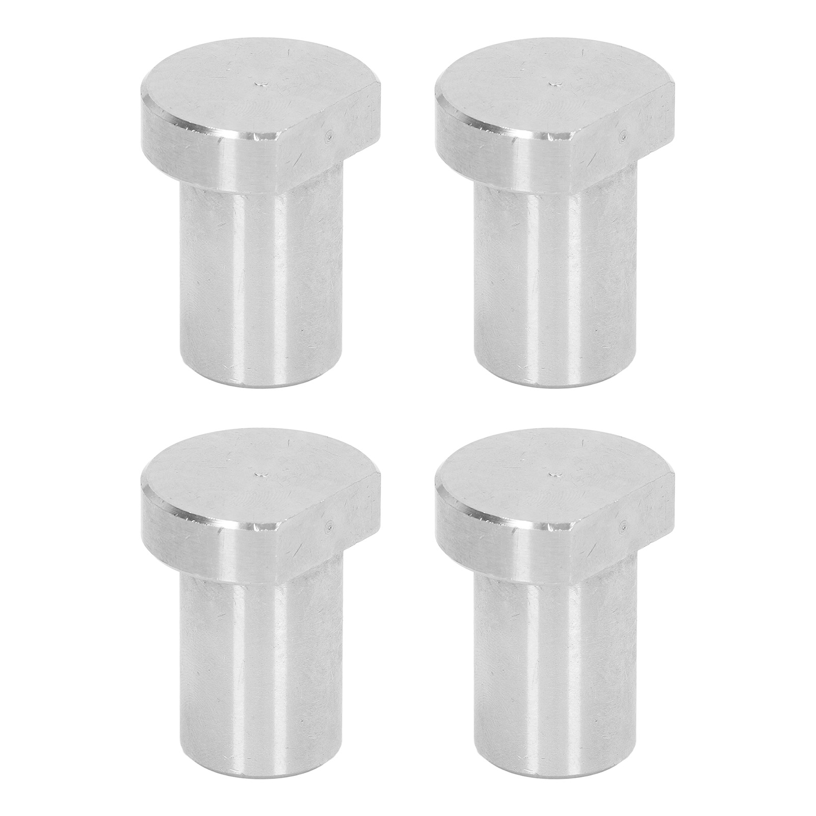 Set Mit 4 Werkbankanschlägen Aus Edelstahl, 19 Mm Durchmesser, Silberfarben, Tischverriegelungen Für Die Holzbearbeitung