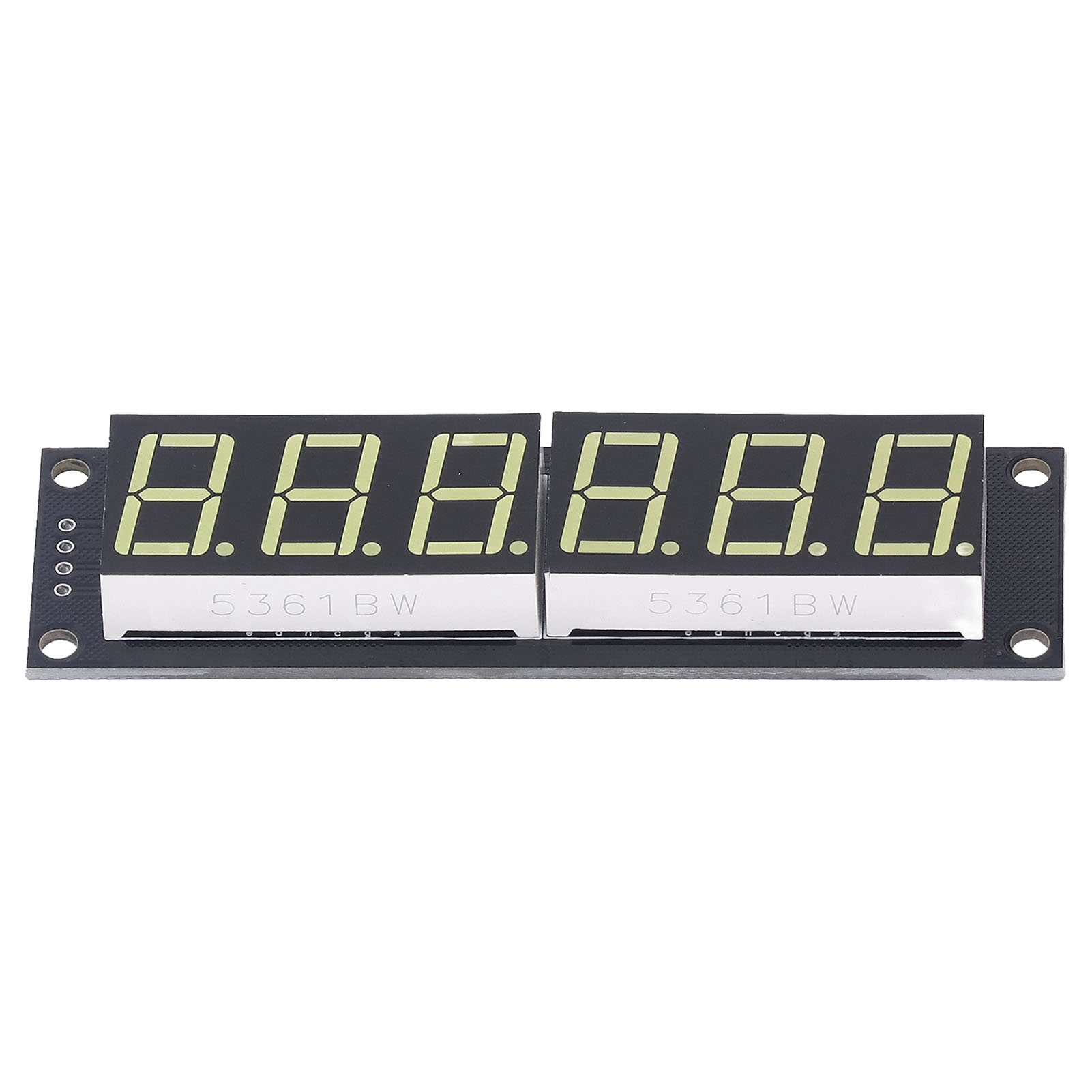 6-stellige, 7-segment-led-digitalanzeige, Weiß, Beleuchtet