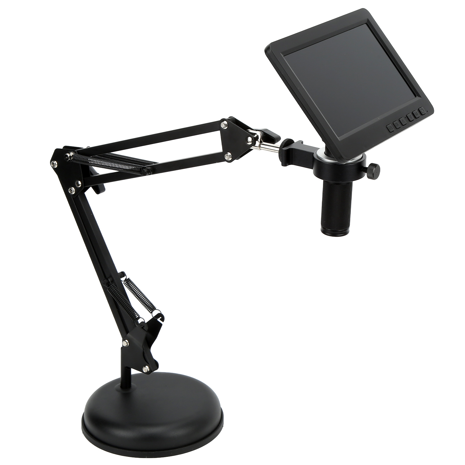 1080p Usb-digitalmikroskop Mit 7-zoll-lcd-bildschirm, Einstellbarer Led-beleuchtung, 100–240-v-eu-stecker, Video- Und Fotorekorder Für Präzise Inspektionen
