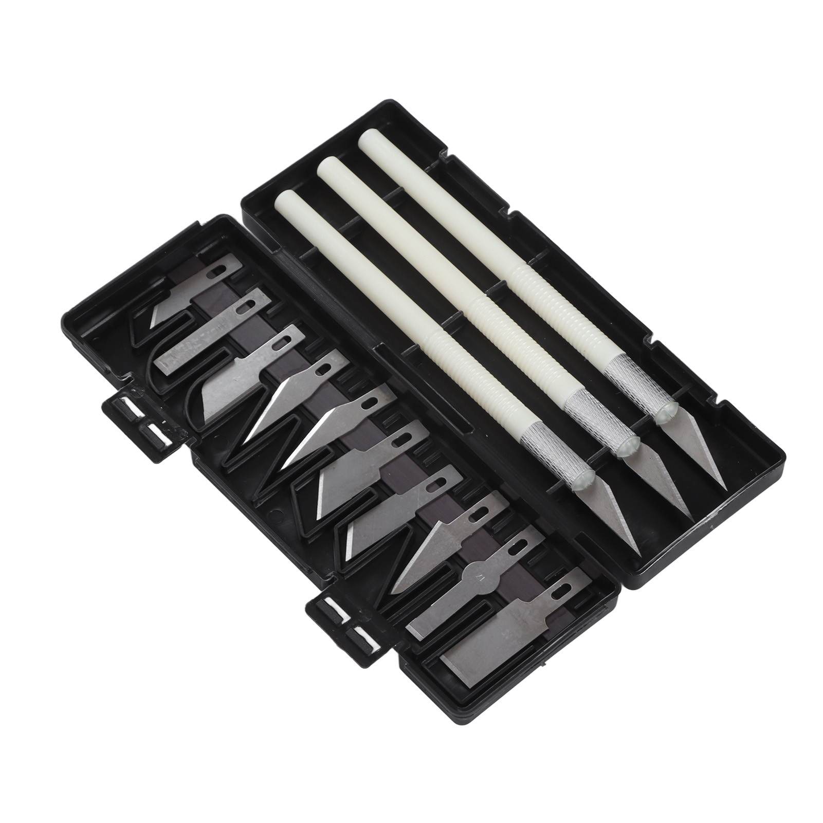 Set Mit 3 Präzisionsmessern Mit 10 Klingen, Bastelmesser Zum Kürbisschnitzen Und Modellbau
