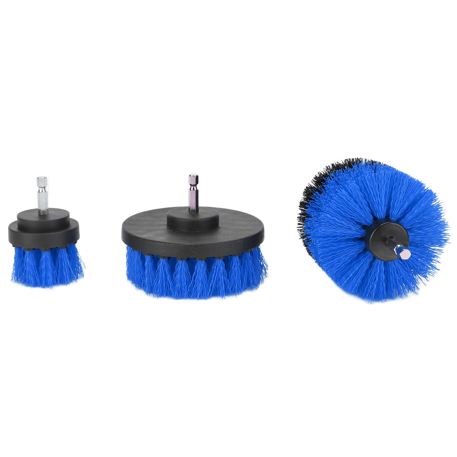 10-teiliges Bohrmaschinen-reinigungsbürsten-set, Langes Bohrzubehör Mit Verlängerung, Blaue Elektrische Scheuerbürste, Mehrzweck-set