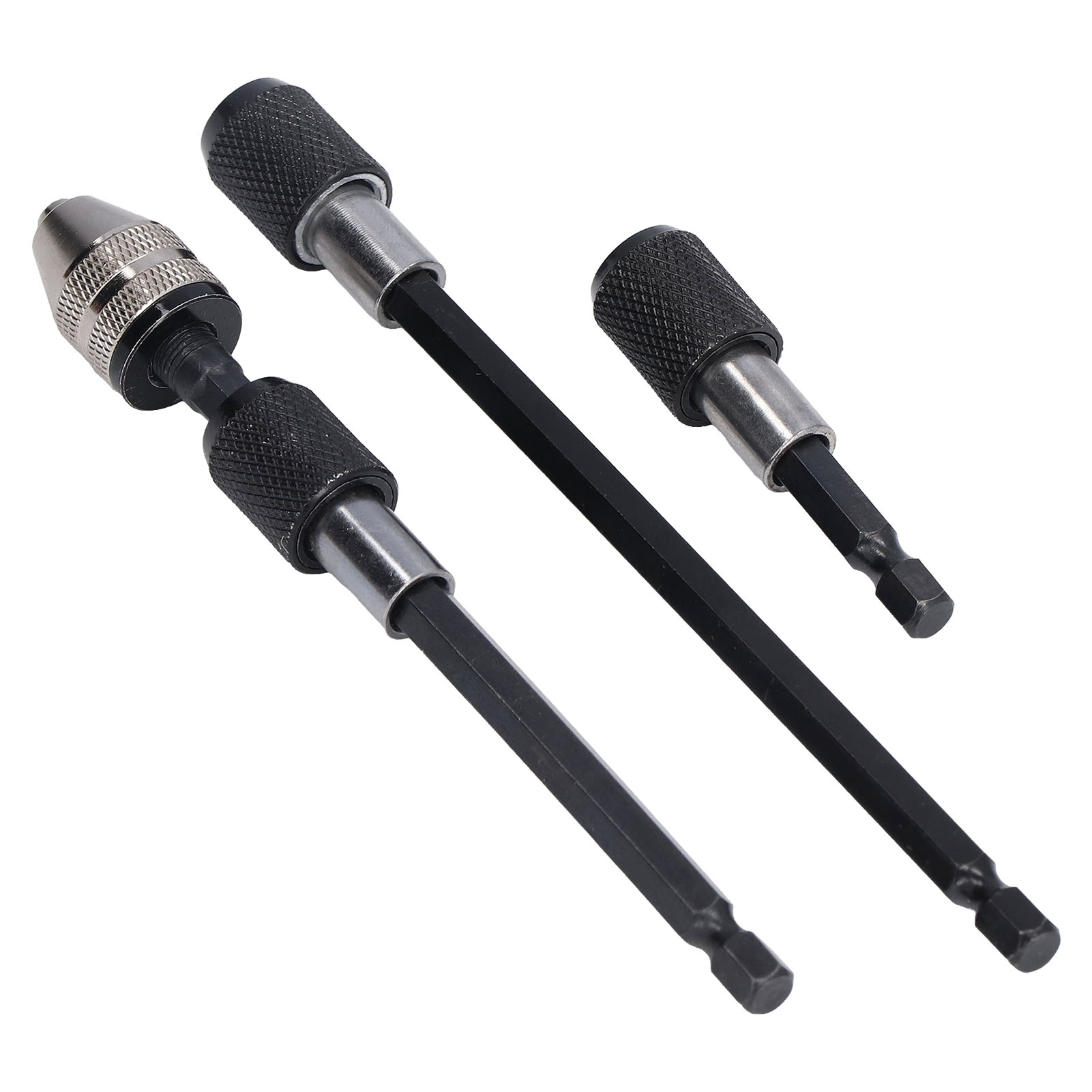 1/4-zoll-sechskantschaft-bohrerverlängerungsset, Magnetischer Bithalteradapter Mit Schnellspannfutter Für Bohrmaschinen Und Elektrowerkzeuge, 6-teilig