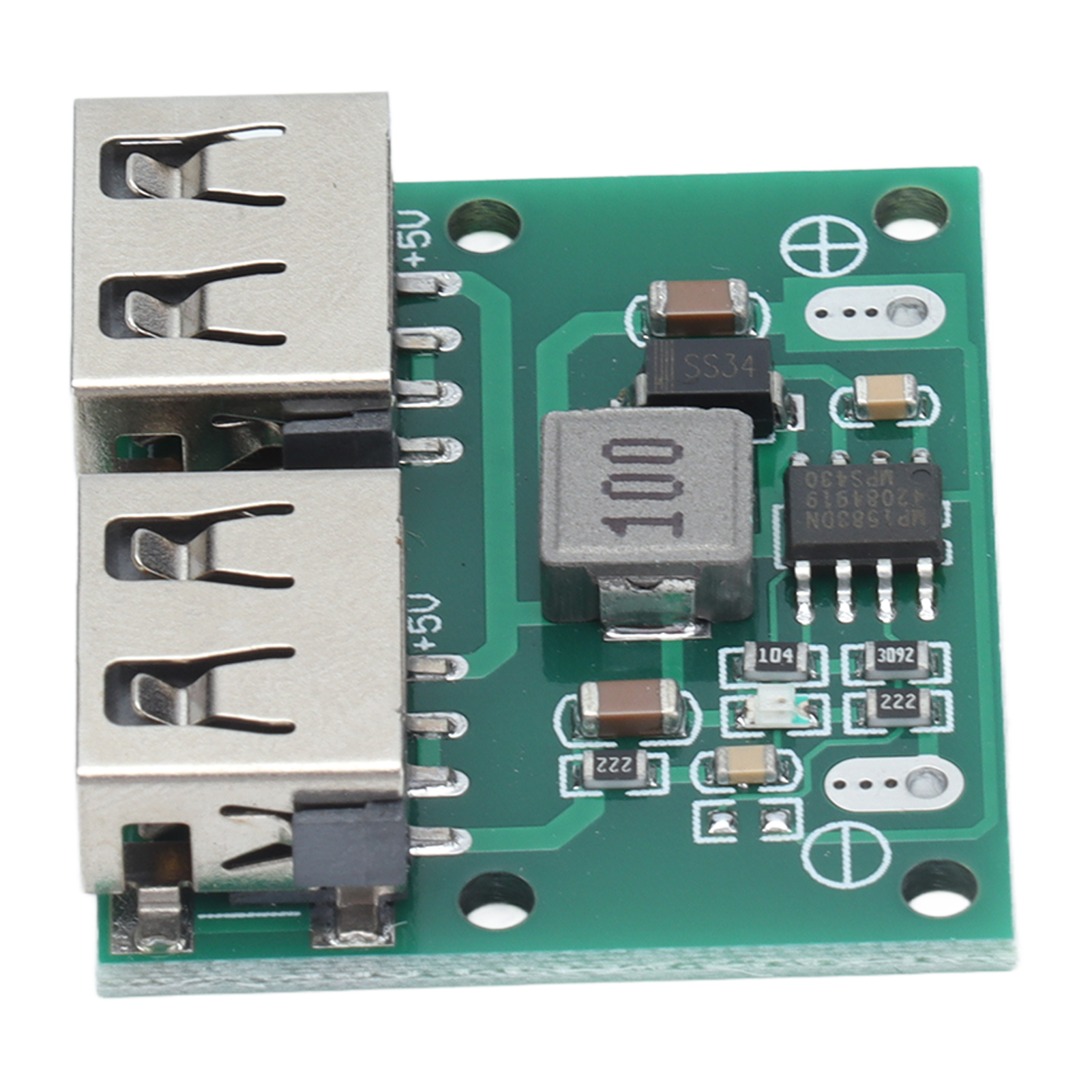 Abwärtswandler (dc/dc) Mit Zwei Usb-ausgängen, Spannungsreglermodul (9 V, 12 V, 24 V Auf 5,2 V, 3 A).