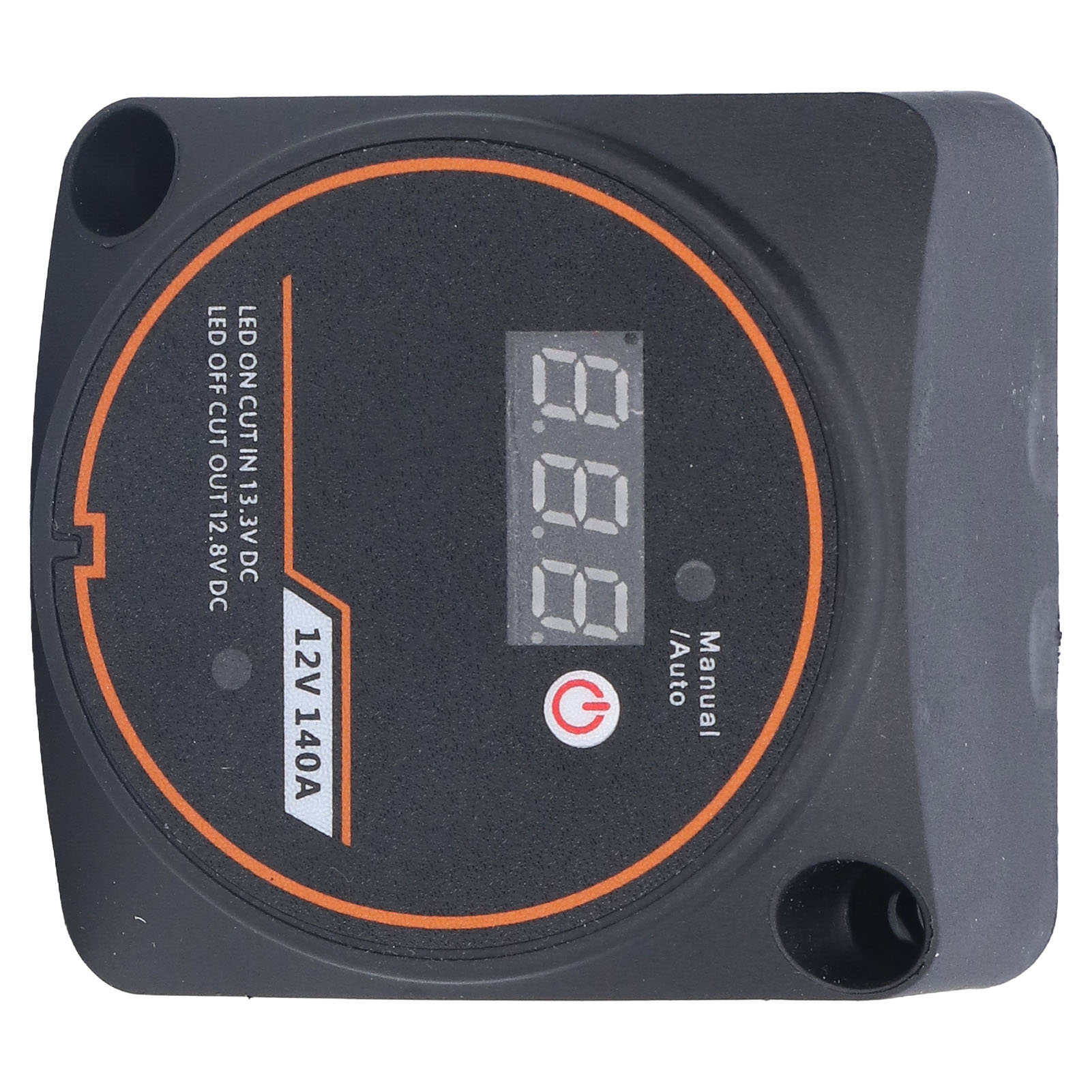 12v 140a Wasserdichtes Doppelbatterietrennrelais Mit Digitalanzeige Für Boot Und Auto